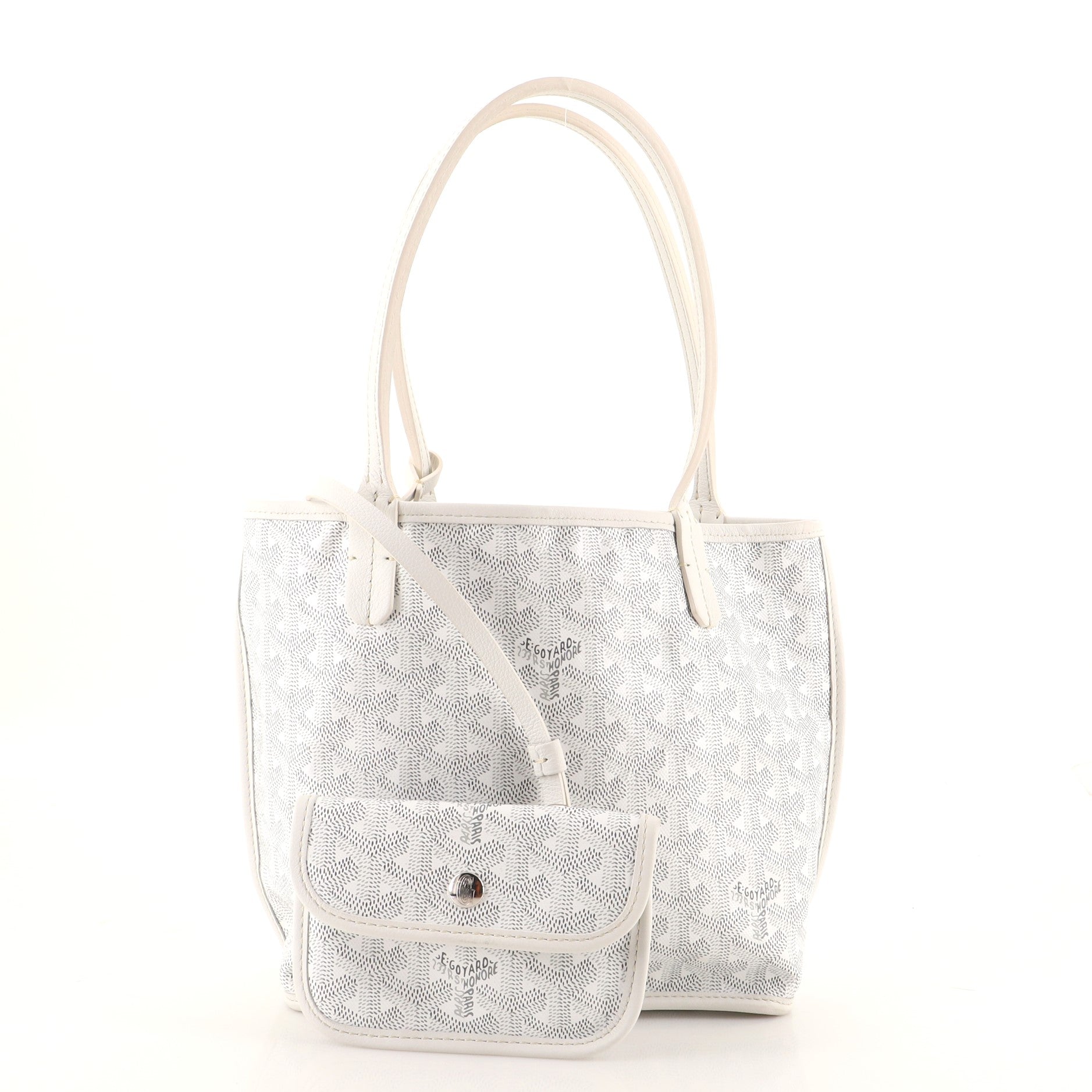 Anjou Reversible Tote Coated Canvas Mini
