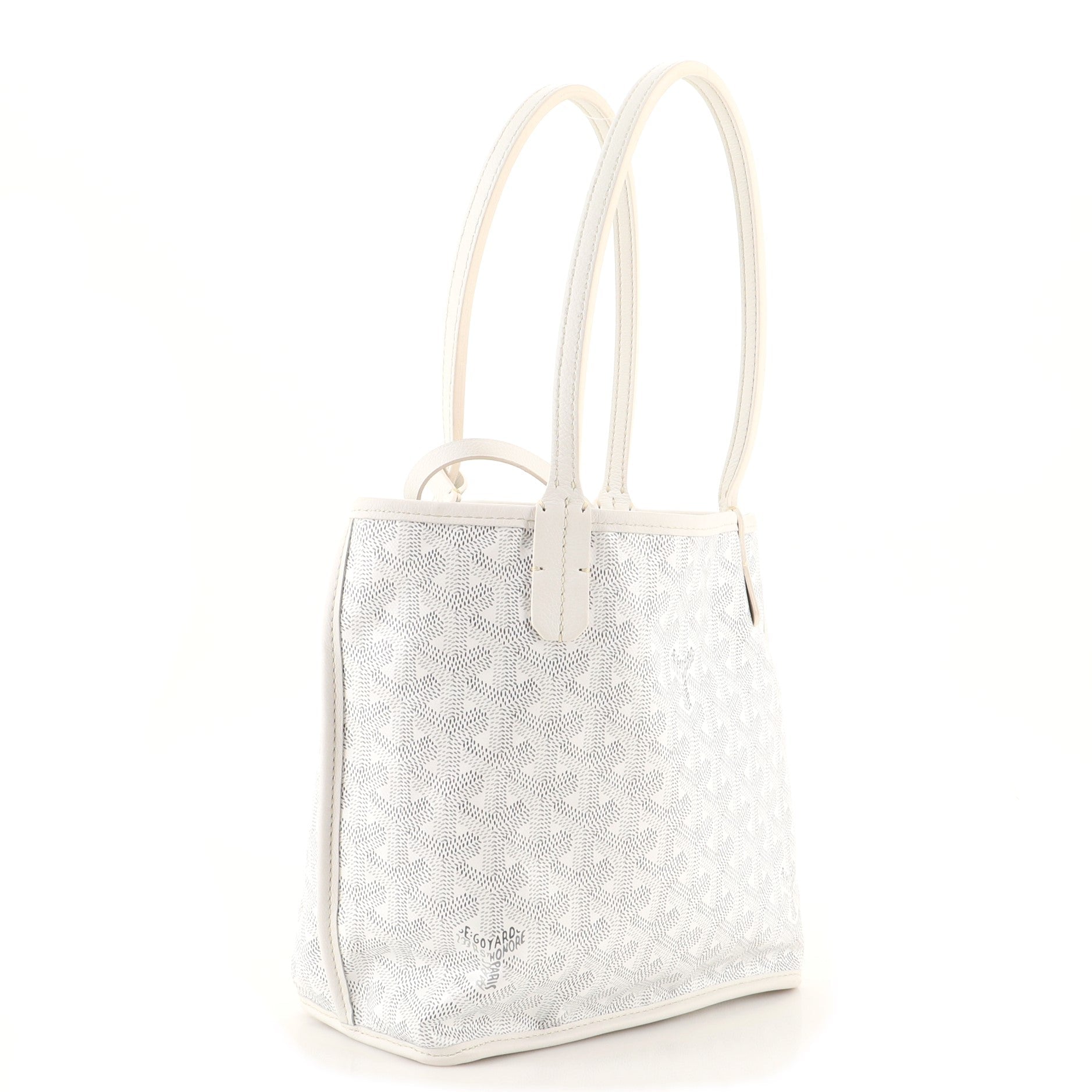 Anjou Reversible Tote Coated Canvas Mini