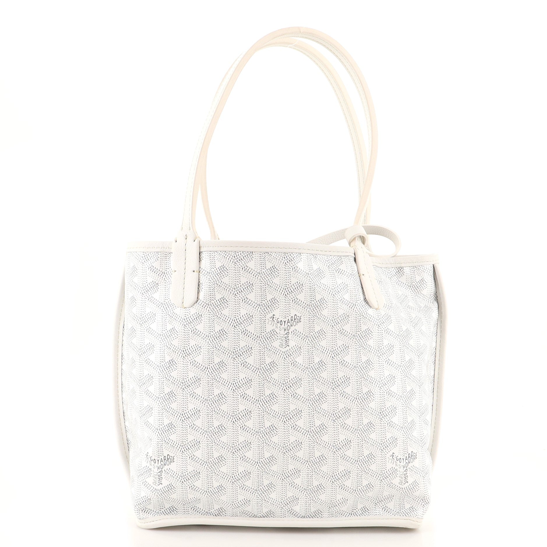 Anjou Reversible Tote Coated Canvas Mini