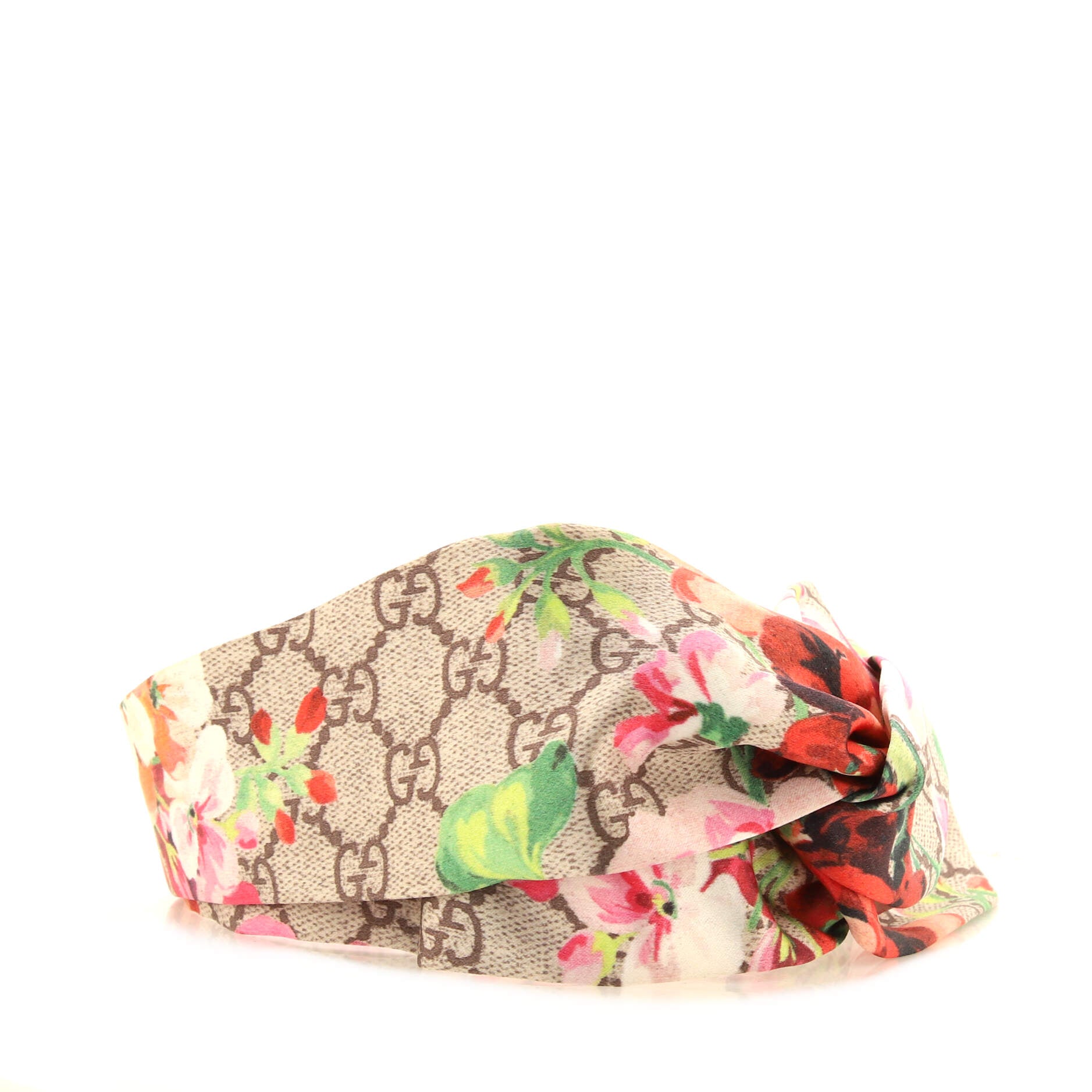 Headband Blooms Print GG Silk