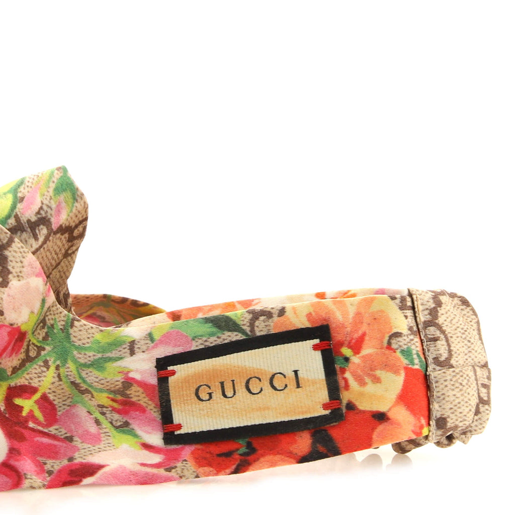 Headband Blooms Print GG Silk
