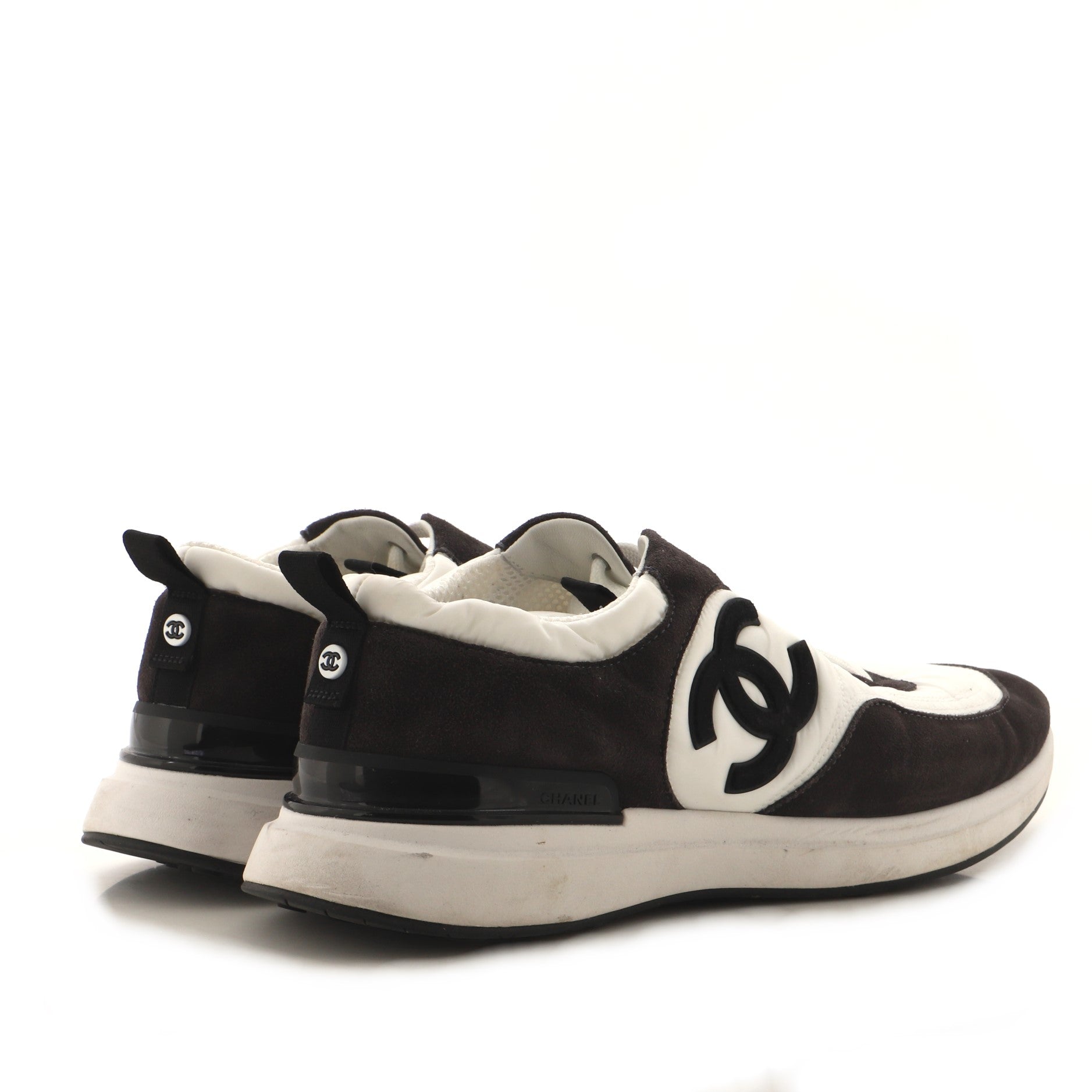 Women's CC Low-Top Sneakers Suede with Leather and Nylon