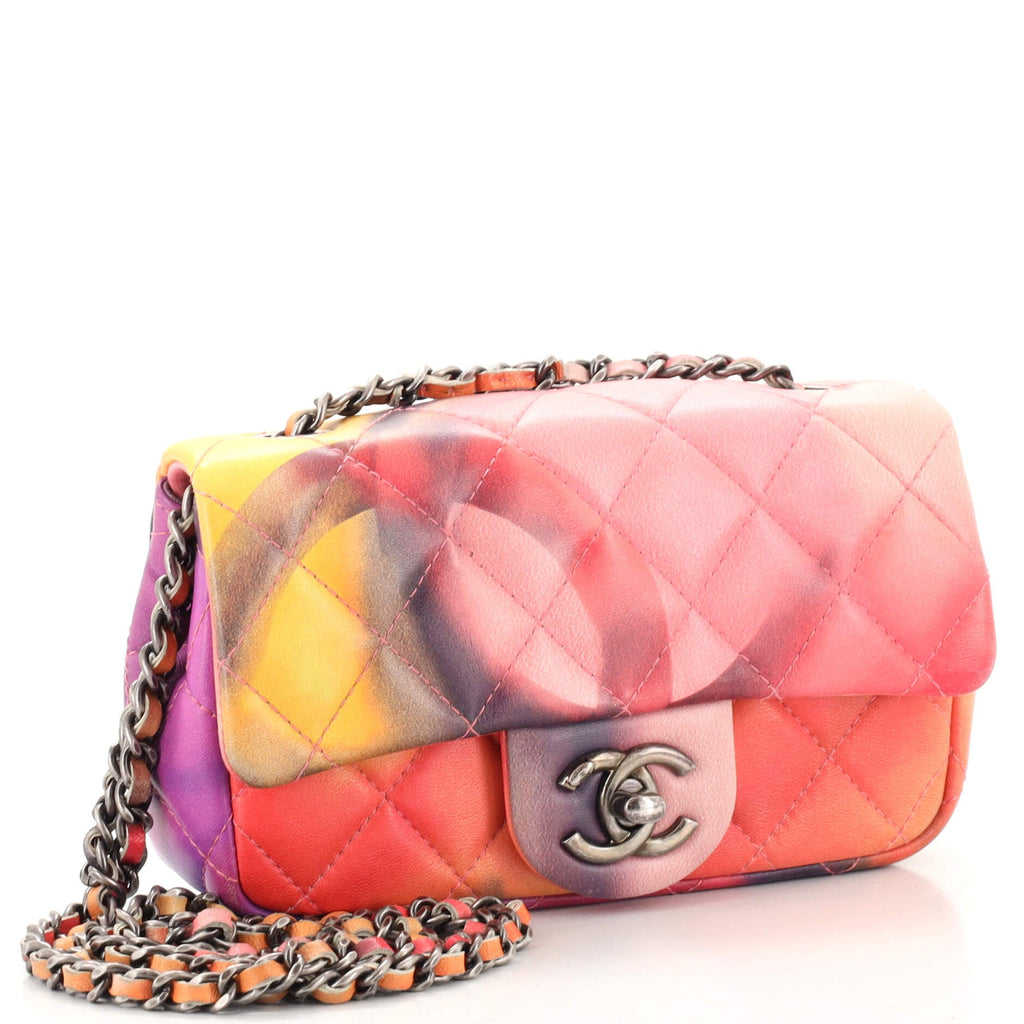 Flower Power Flap Bag Quilted Lambskin Extra Mini