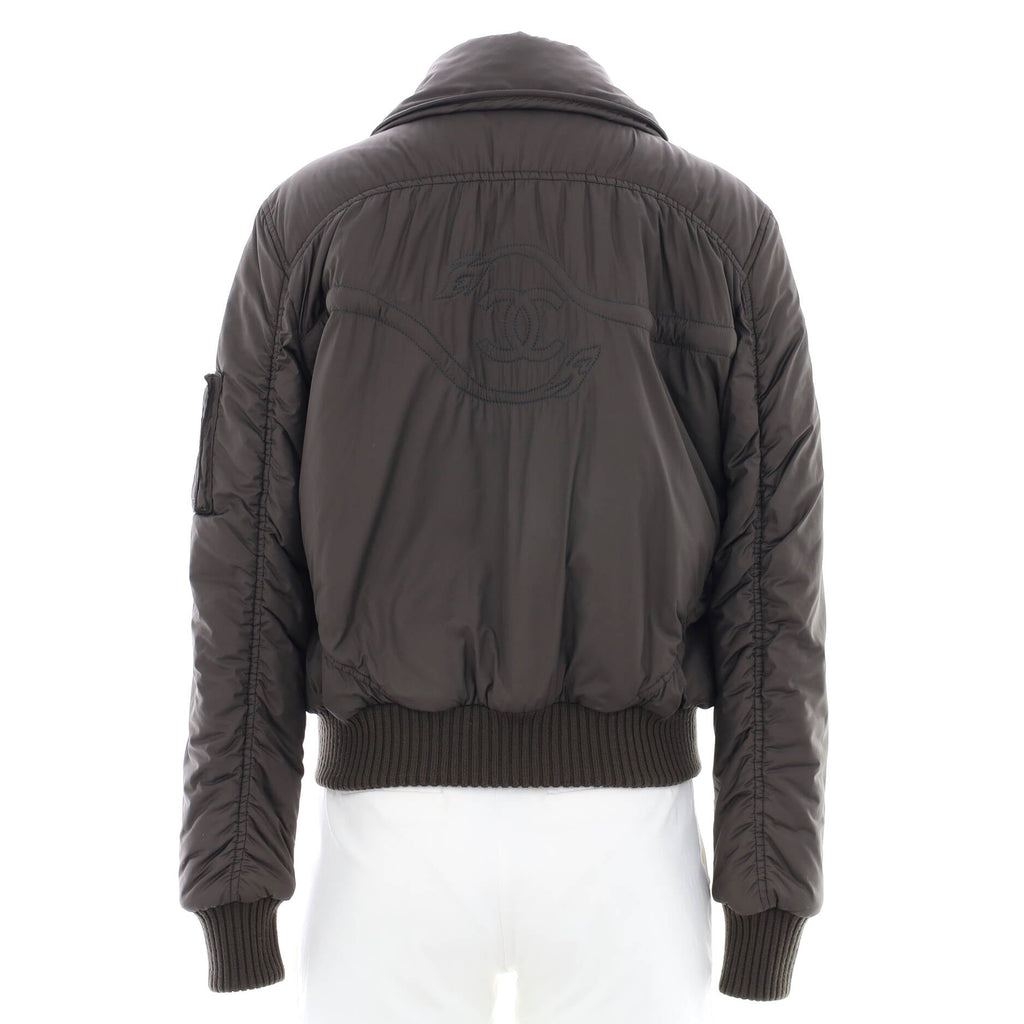 Women's Lion Bomber Jacket Polyester Blend