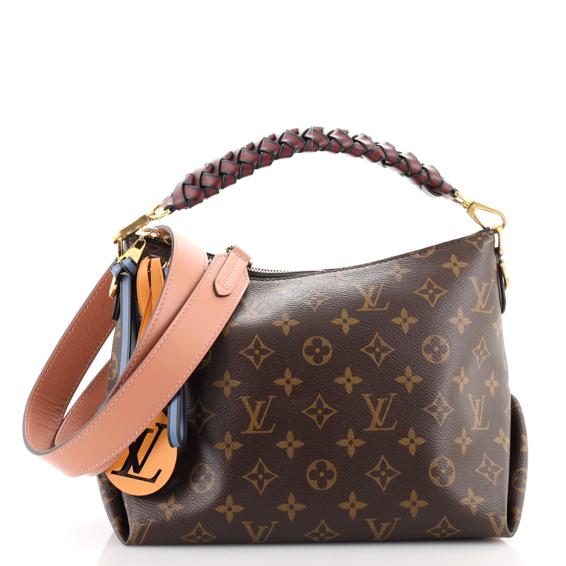 Braided Handle Beaubourg Hobo Monogram Canvas Mini