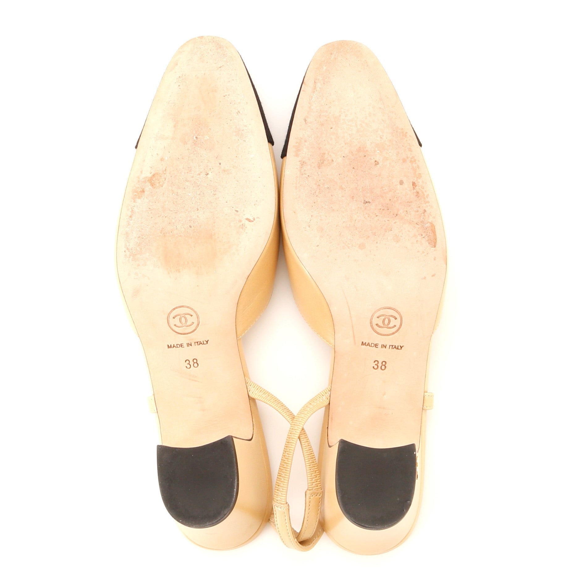 Women’s Cap Toe Slingback Pumps Leather