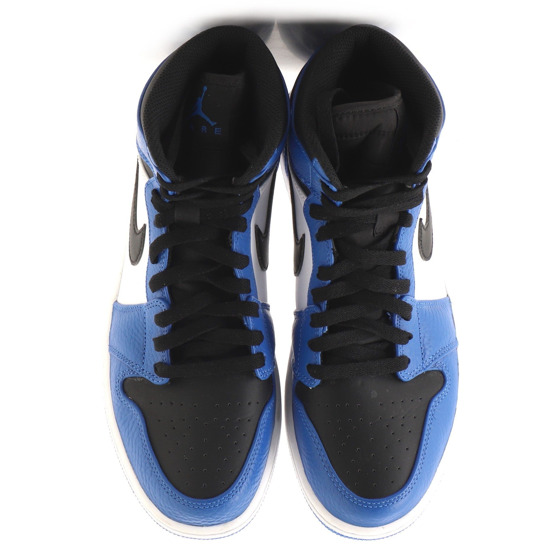 Men's Jordan 1 Retro High Sneakers Rare Air Soar Blue Leather