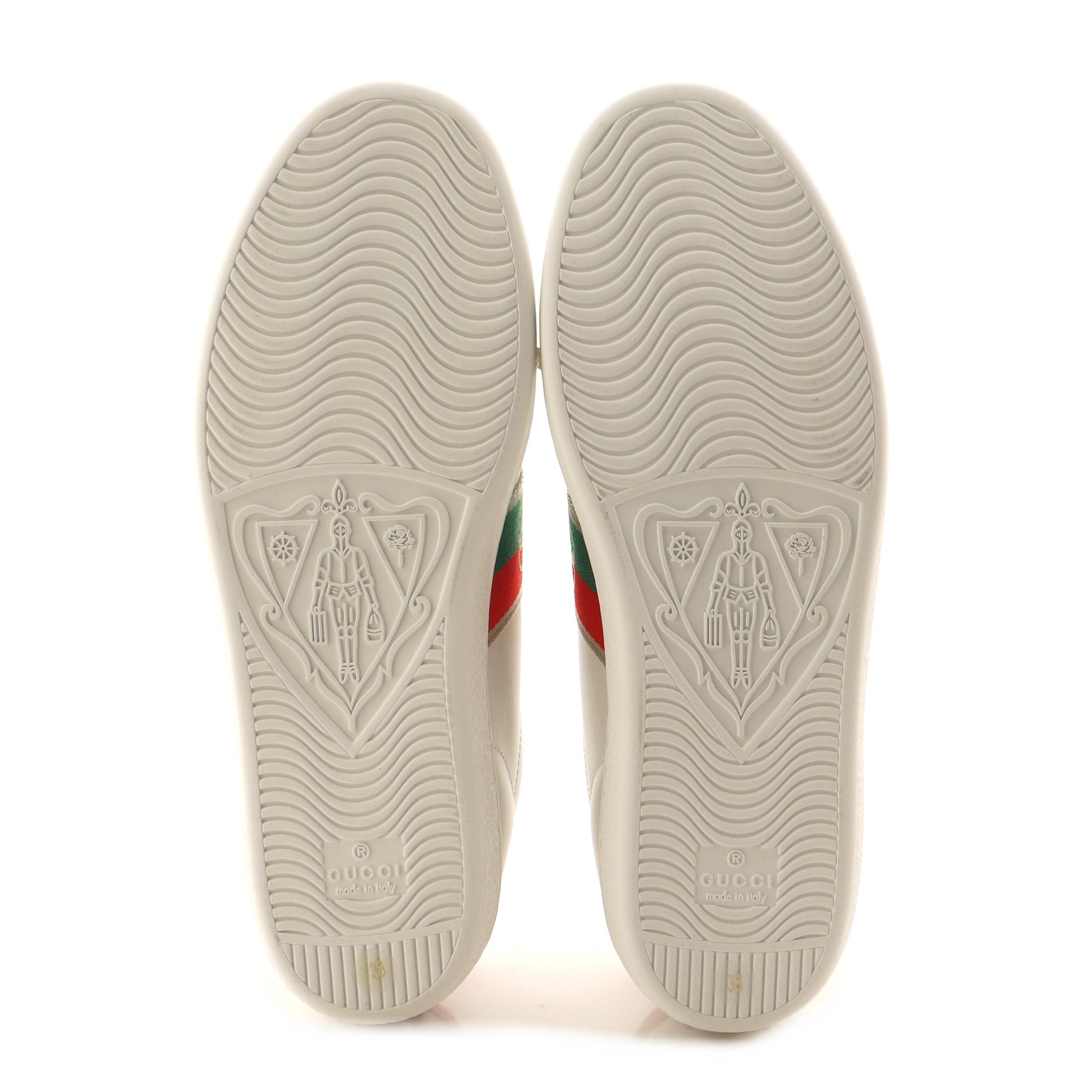 Interlocking G Web Ace Sneakers Leather