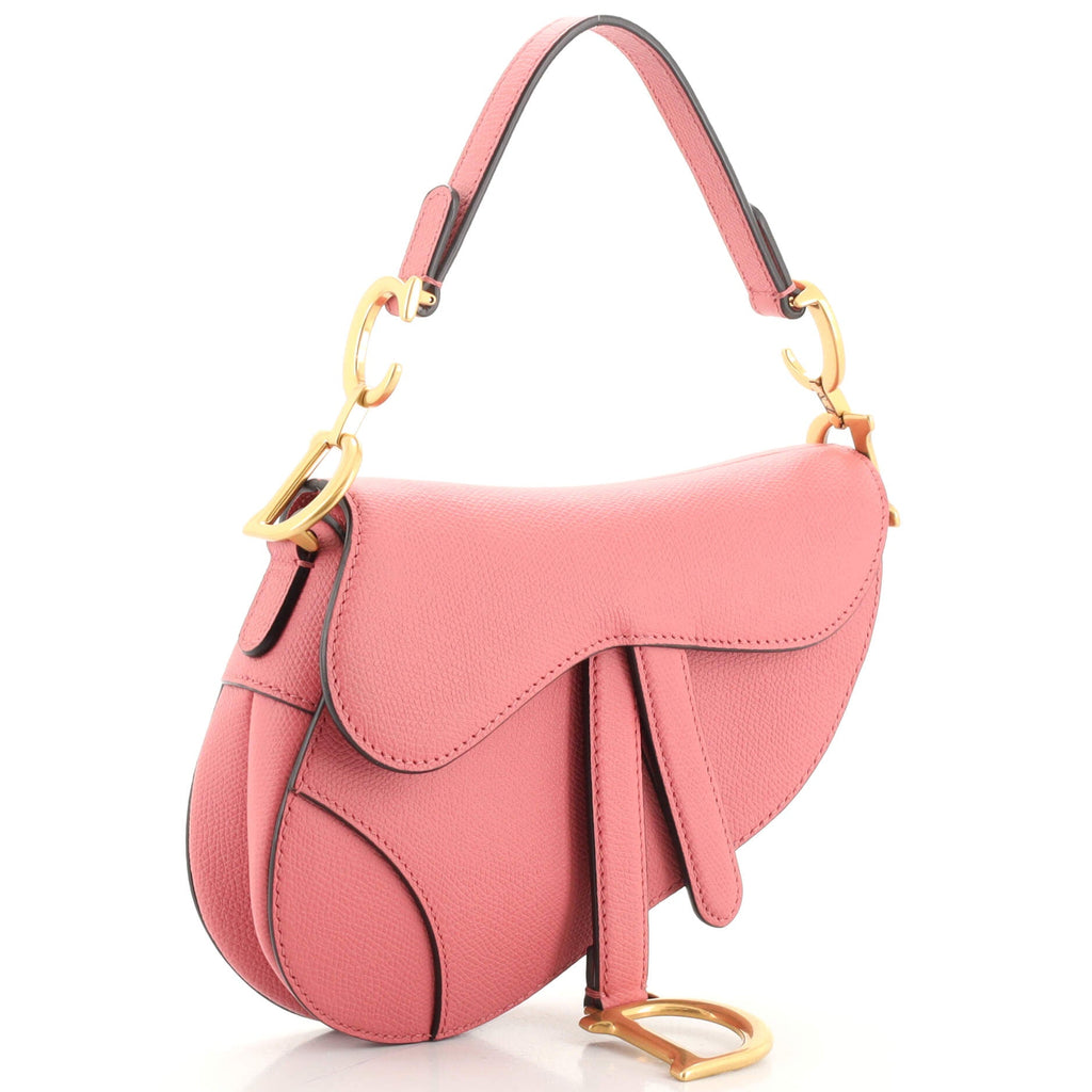 Saddle Handbag Leather Mini