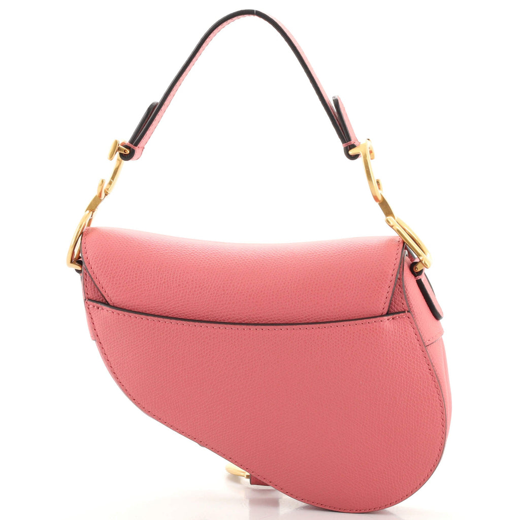 Saddle Handbag Leather Mini