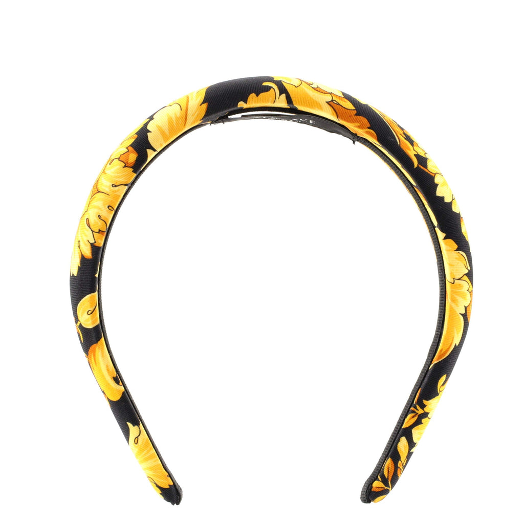 Headband Barocco Print Satin