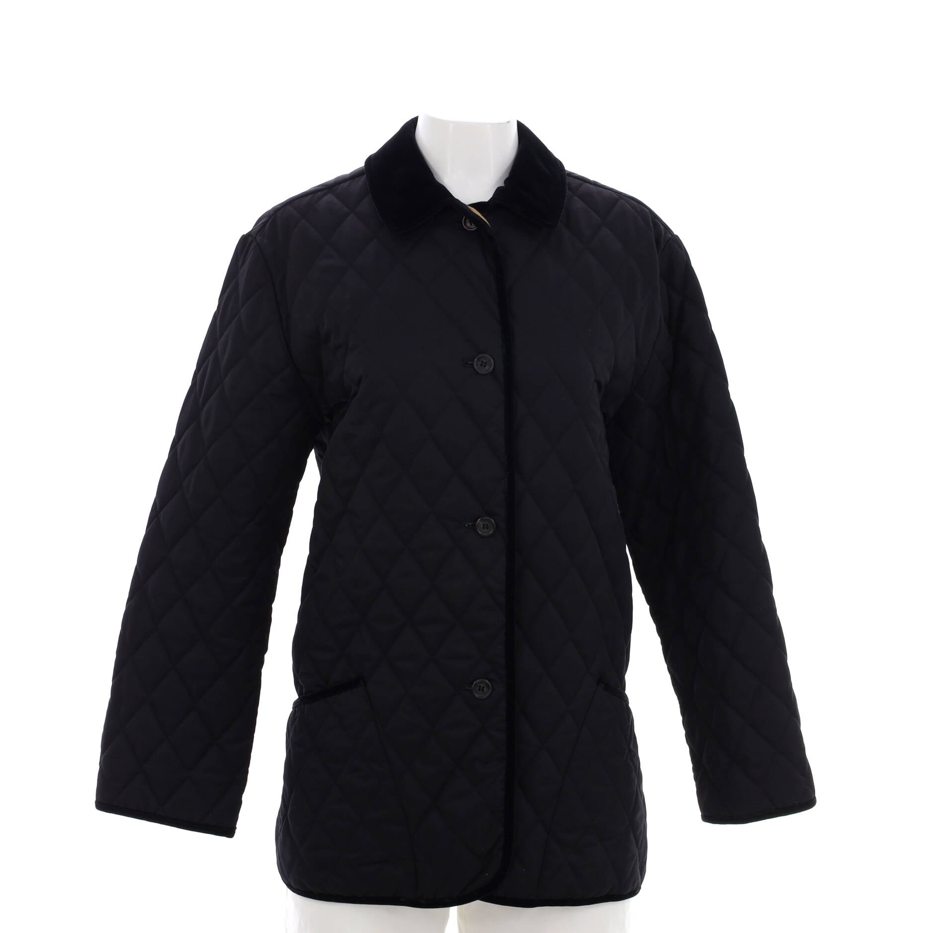 Women's Button-Up Jacket Quilted Polyester