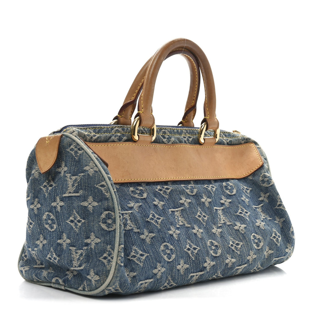 Monogram Denim Neo Speedy Blue