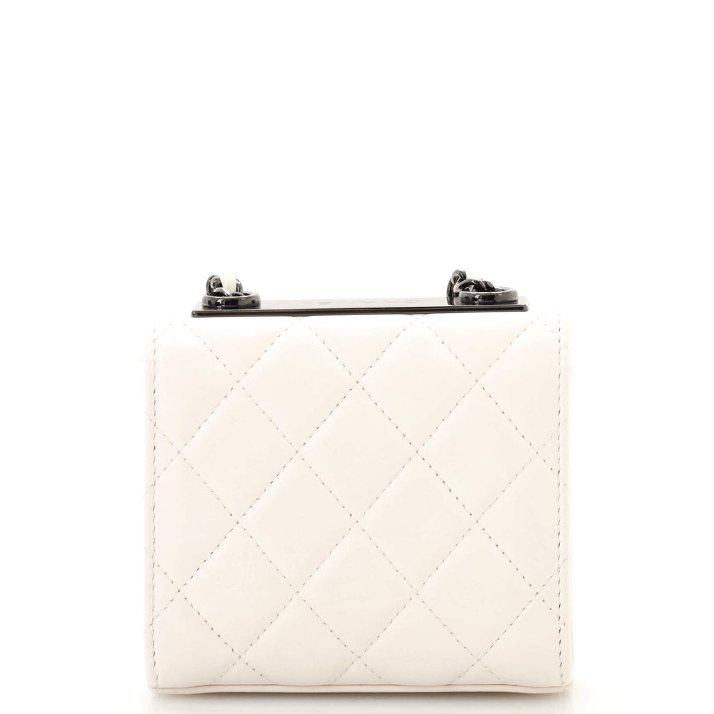 Trendy CC Clutch with Chain Quilted Lambskin Small