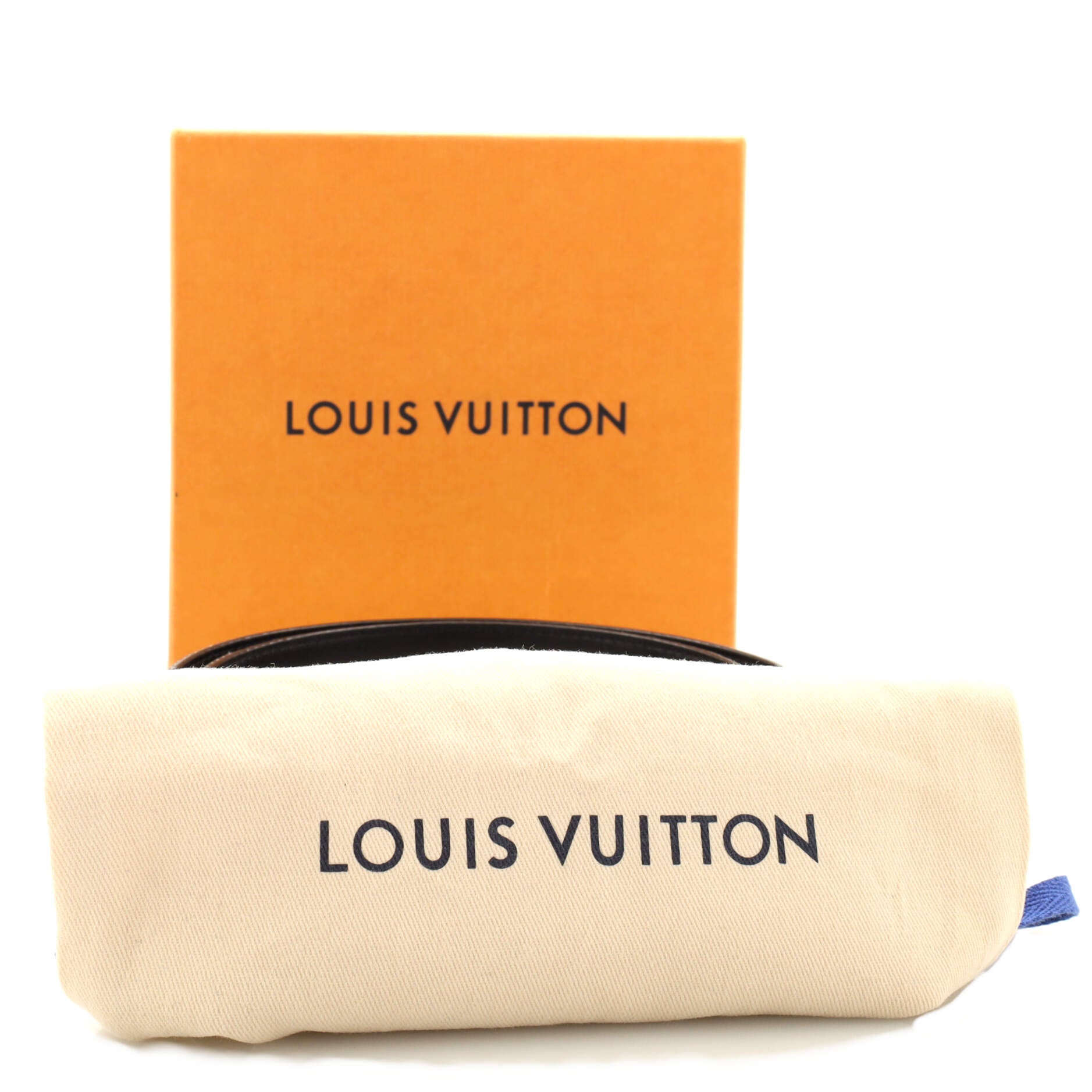 LV Shape Reversible Belt Limited Edition Monogram Prism PVC and Leather Wide 85