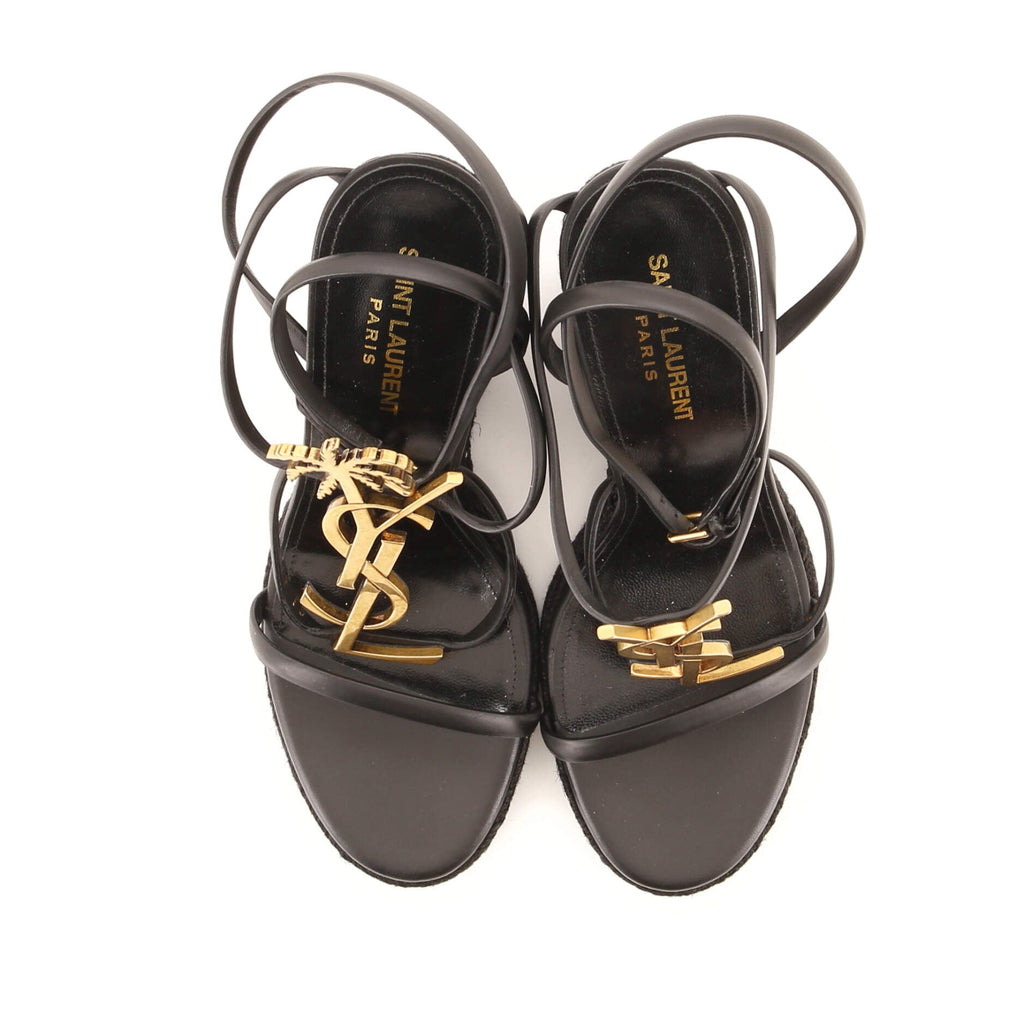 Women's Cassandra Wedge Espadrilles Leather