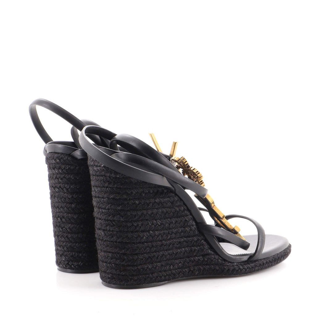 Women's Cassandra Wedge Espadrilles Leather