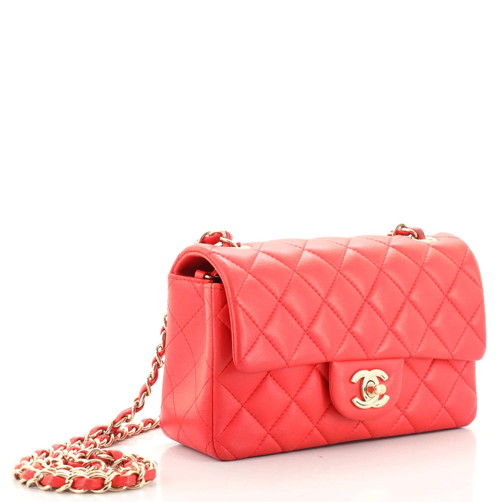 Classic Single Flap Bag Quilted Lambskin Mini
