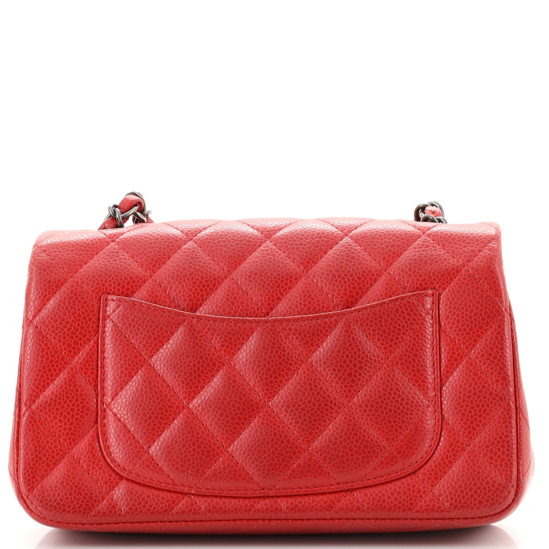 Classic Single Flap Bag Quilted Caviar Mini