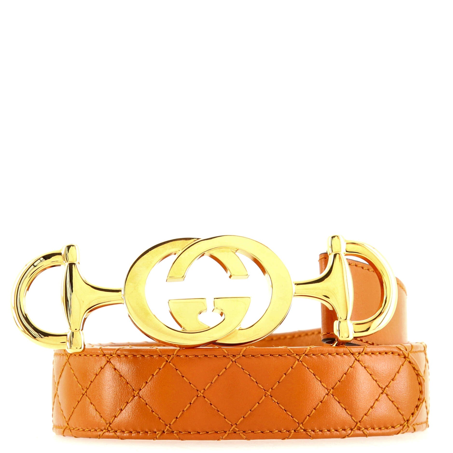 Zumi Belt Quilted Leather Medium 70