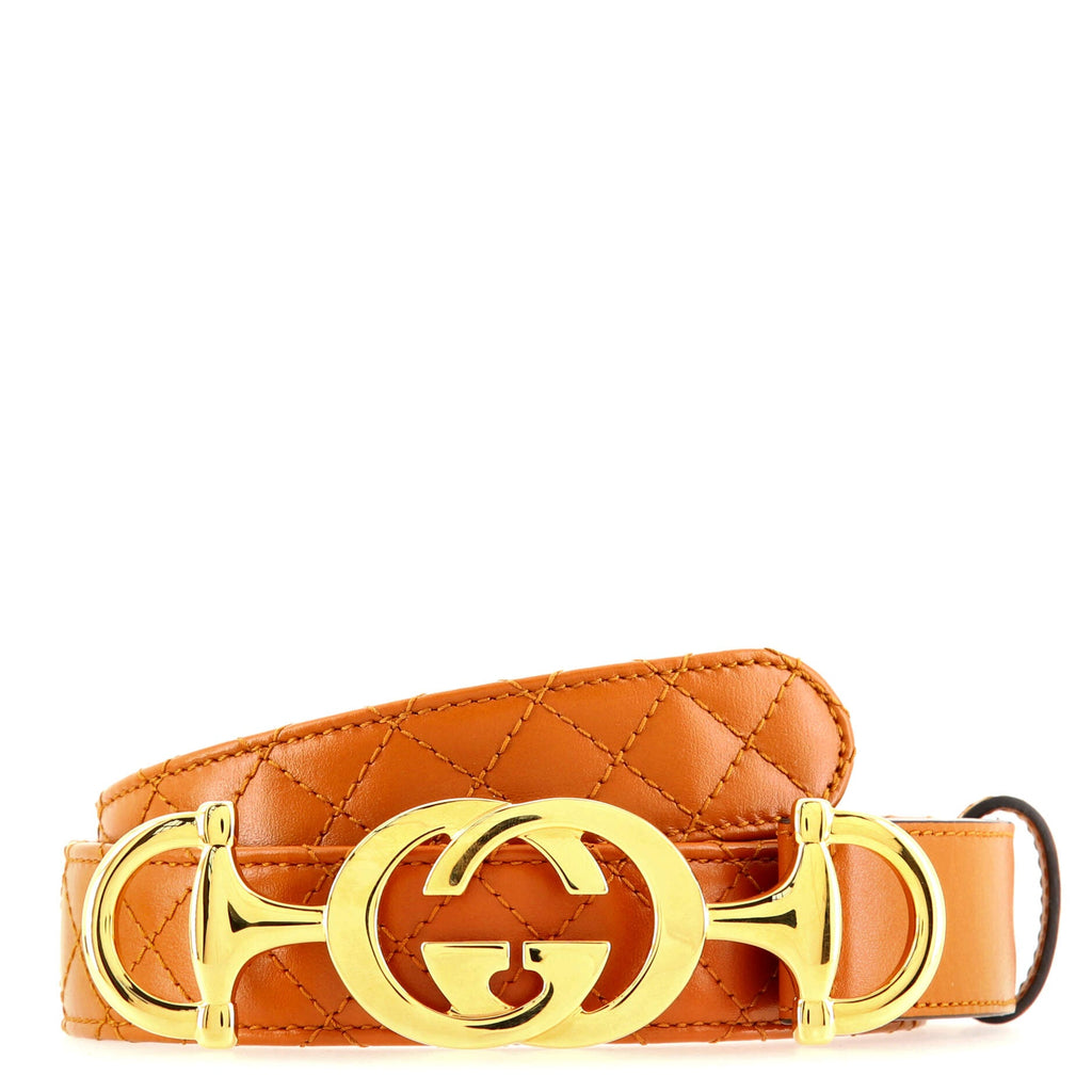 Zumi Belt Quilted Leather Medium 70