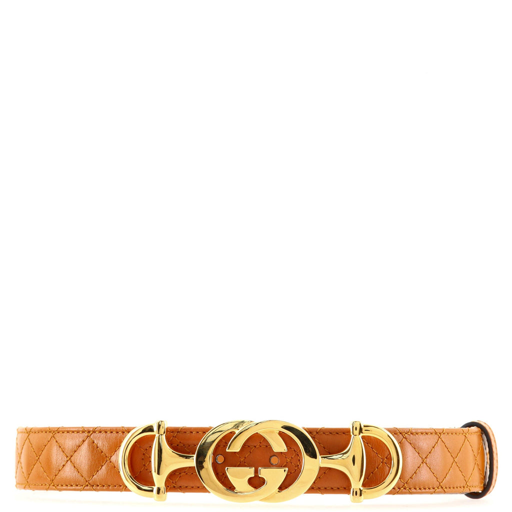 Zumi Belt Quilted Leather Medium 70