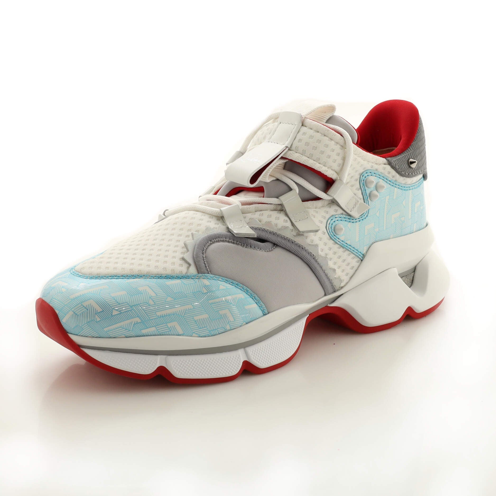 Women's Red Runner Donna Sneakers Leather with Fabric