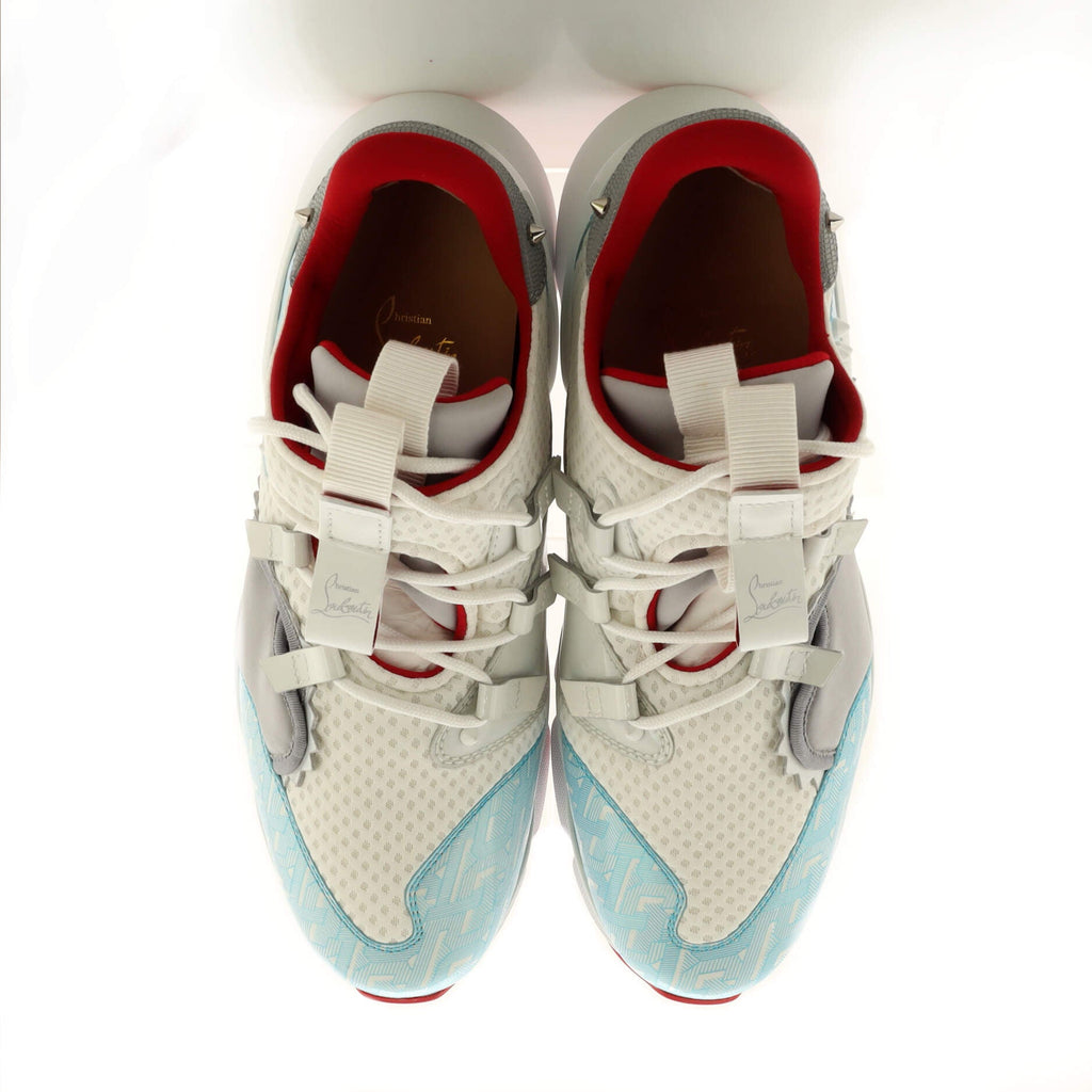 Women's Red Runner Donna Sneakers Leather with Fabric
