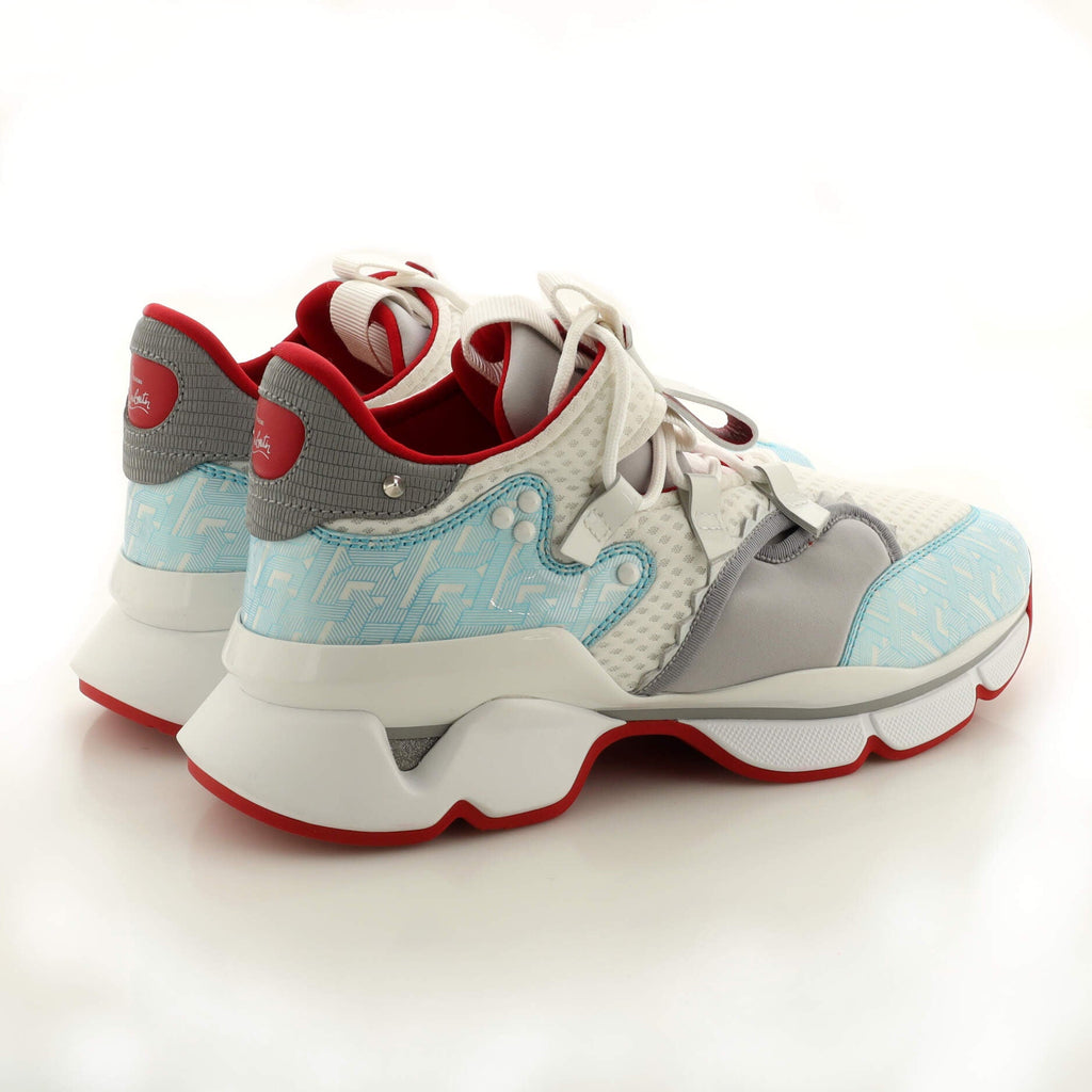 Women's Red Runner Donna Sneakers Leather with Fabric