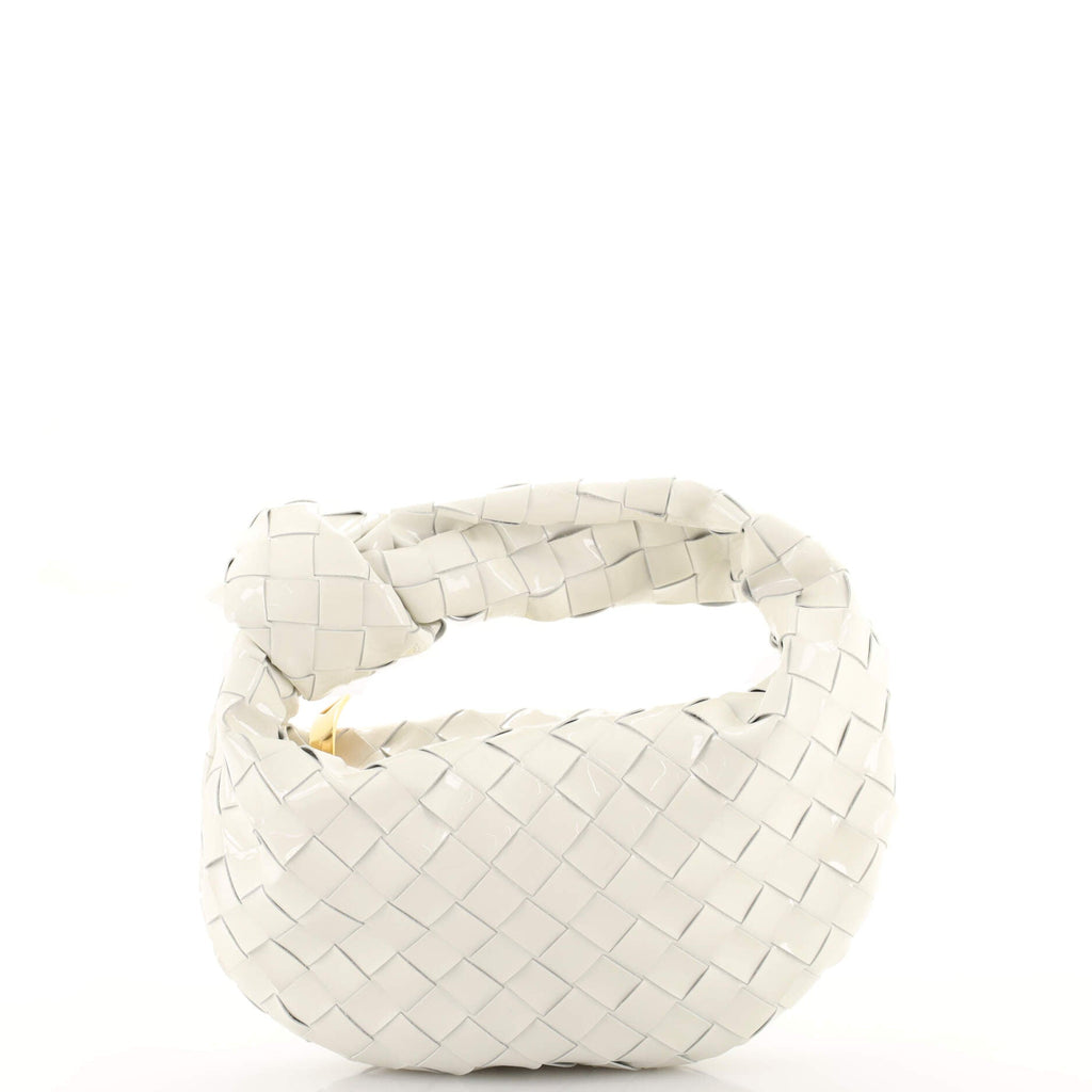 BV Jodie Hobo Intrecciato Patent Mini