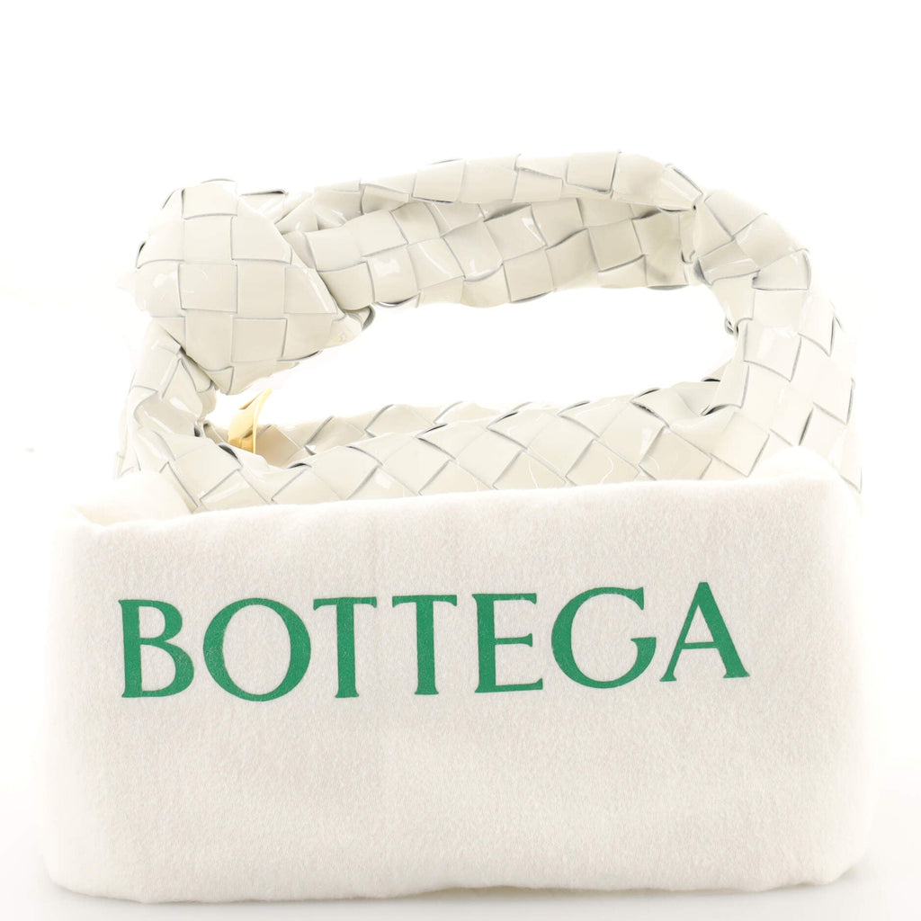 BV Jodie Hobo Intrecciato Patent Mini