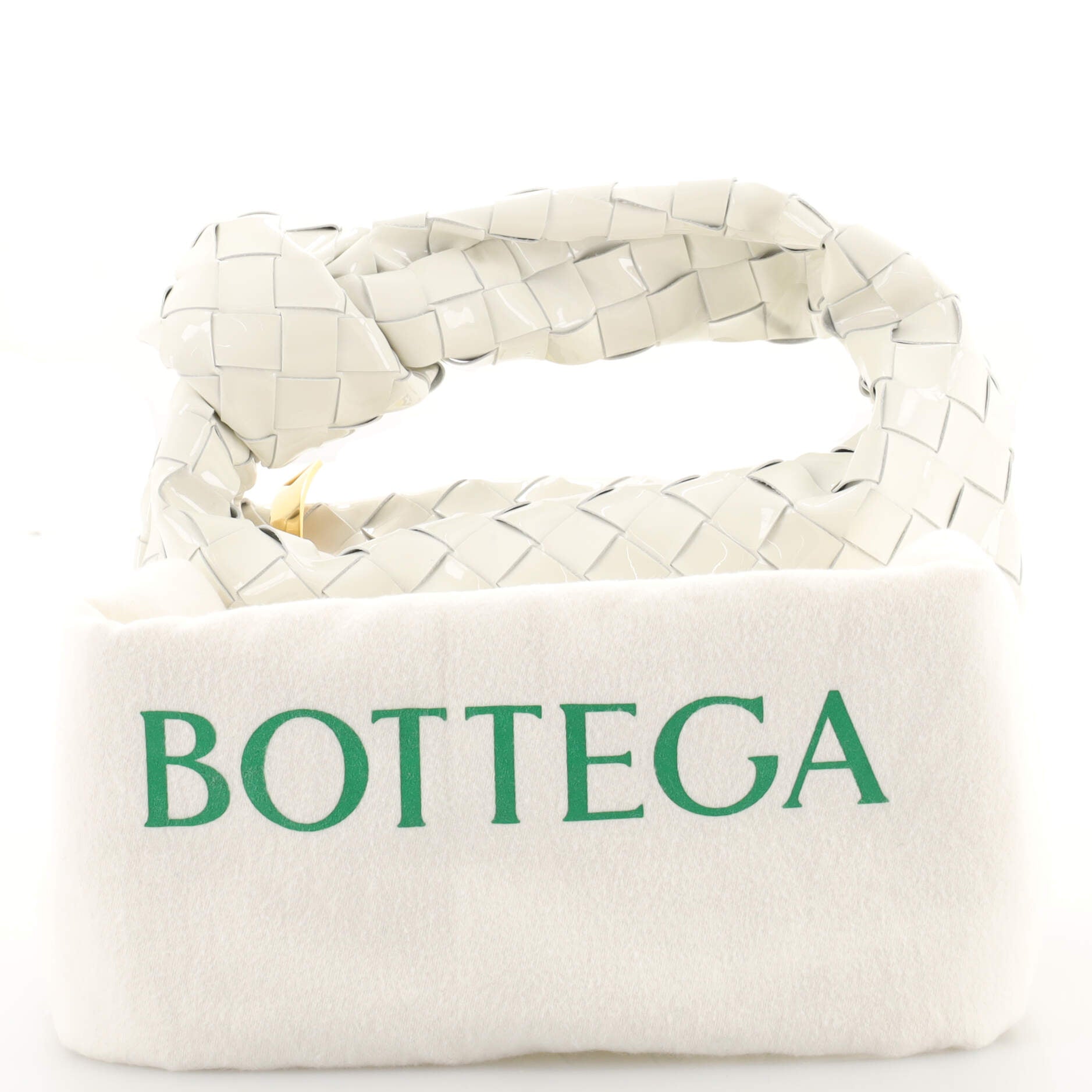 BV Jodie Hobo Intrecciato Patent Mini