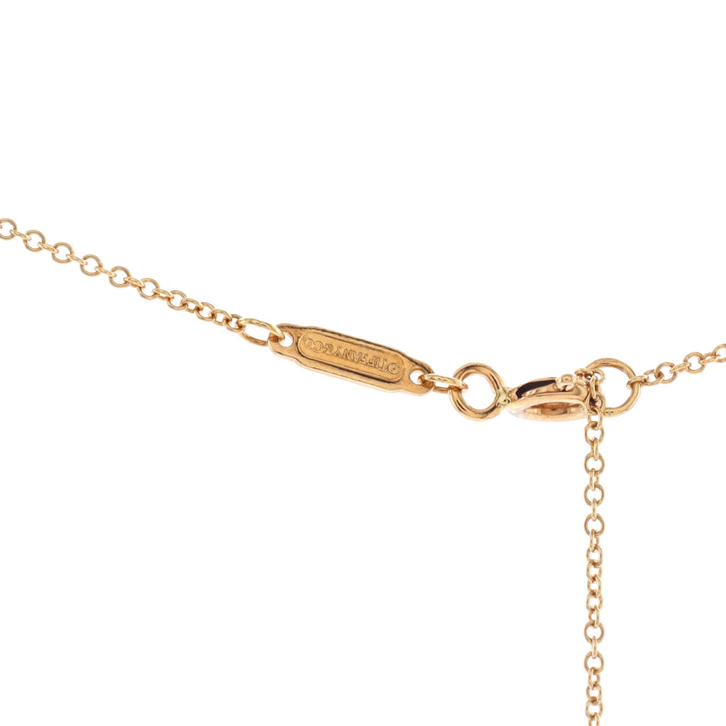 T Smile Pendant Necklace 18K Yellow Gold Small