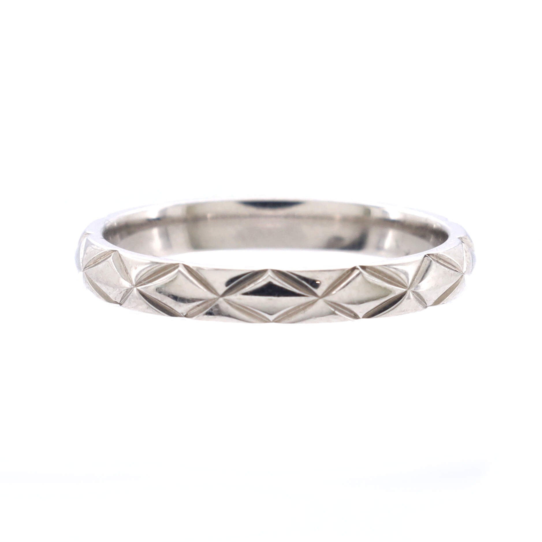 Coco Crush Ring Platinum with Diamonds Mini