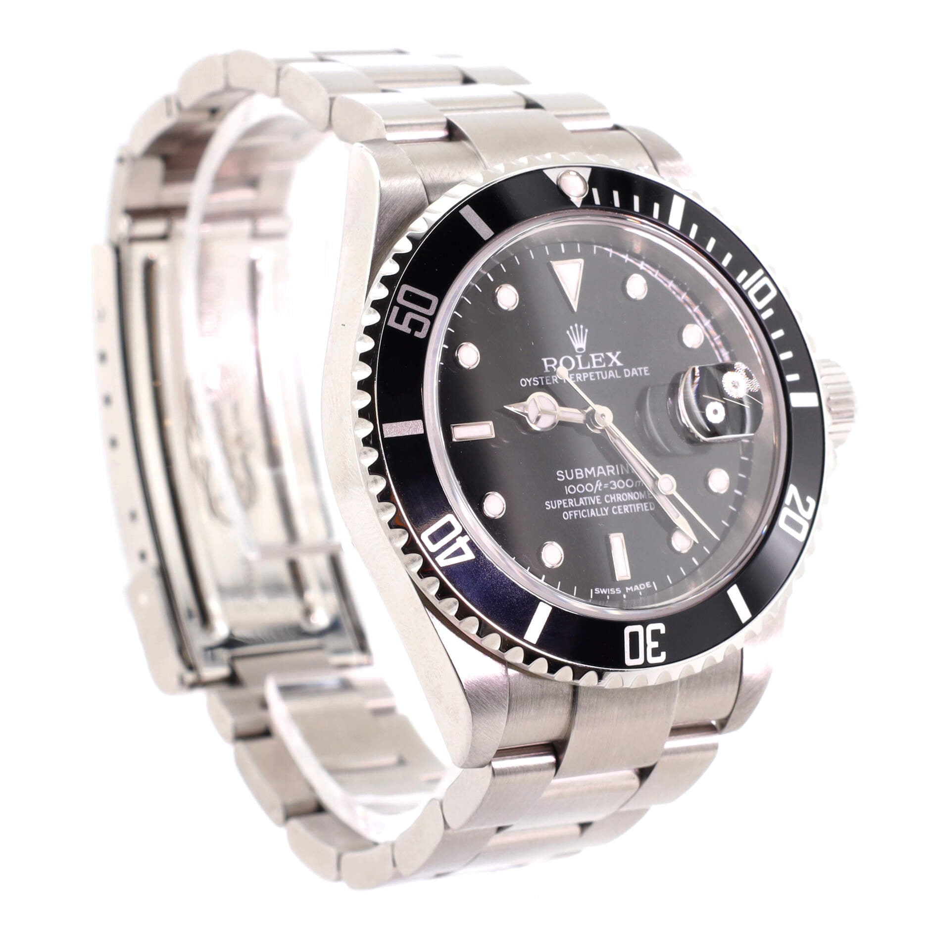 Oyster Perpetual Submariner Date Automatic Watch Stainless Steel 40