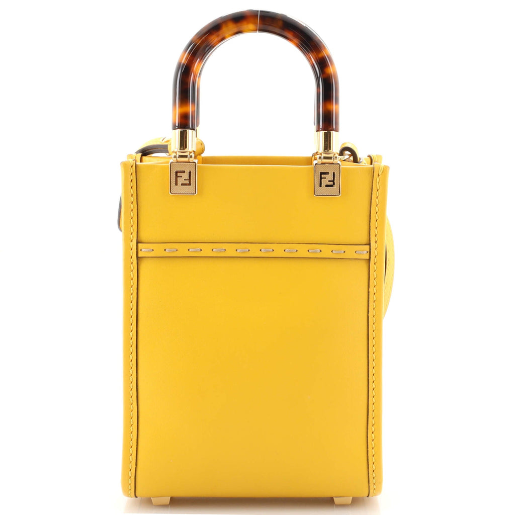 Sunshine Shopper Tote Leather Mini