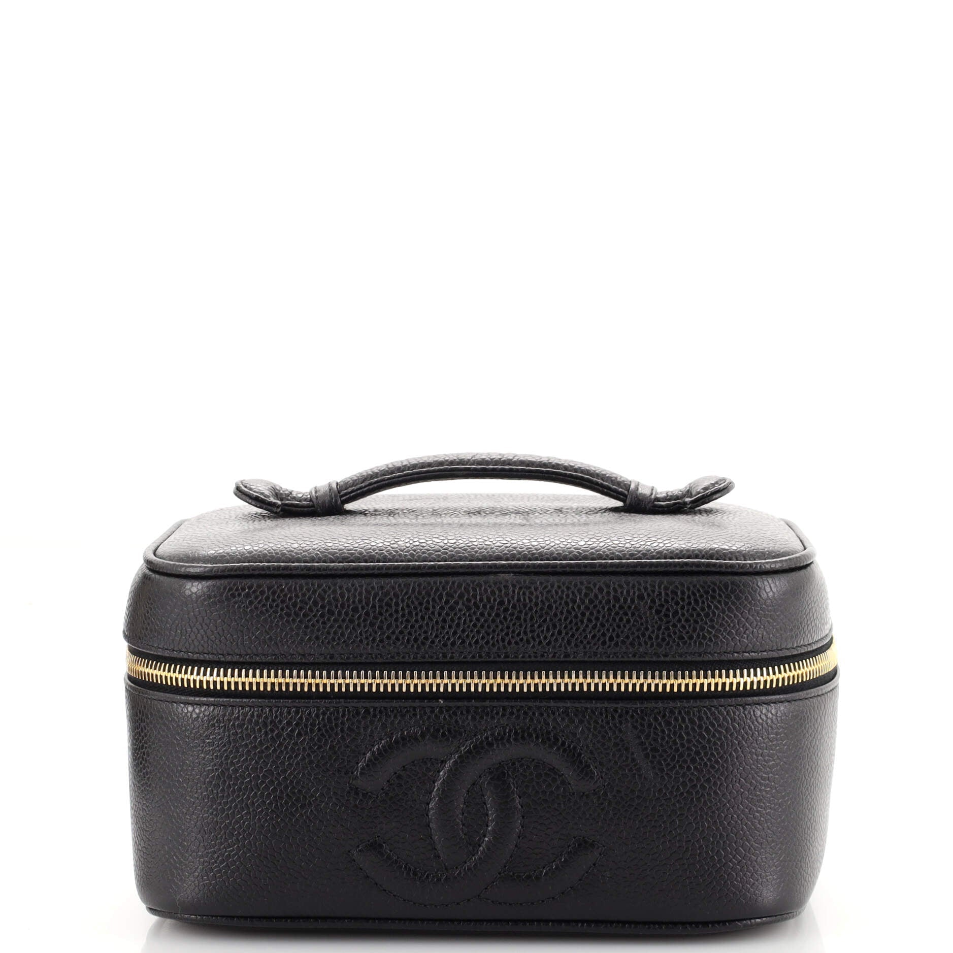 Vintage Timeless Cosmetic Case Caviar Medium
