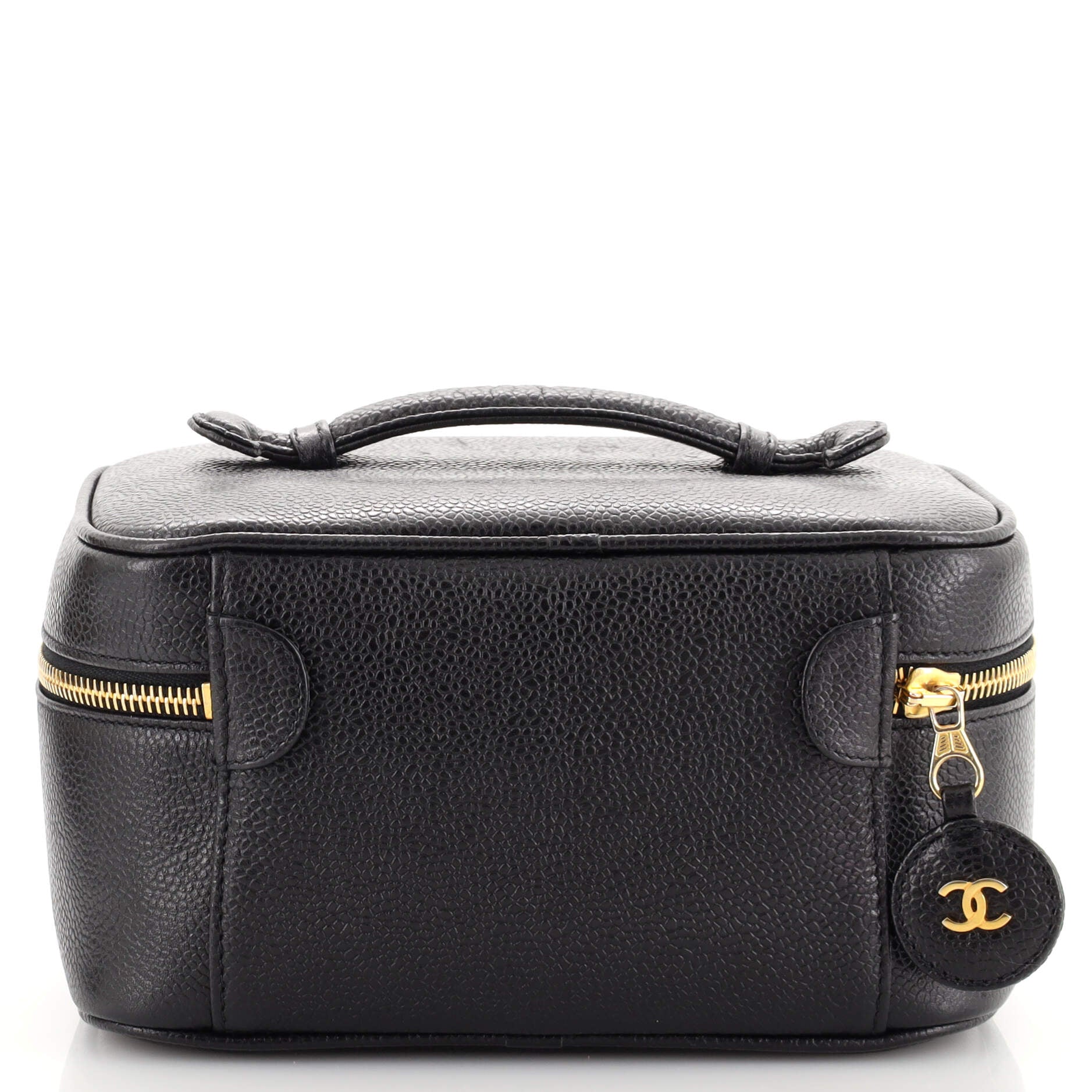 Vintage Timeless Cosmetic Case Caviar Medium