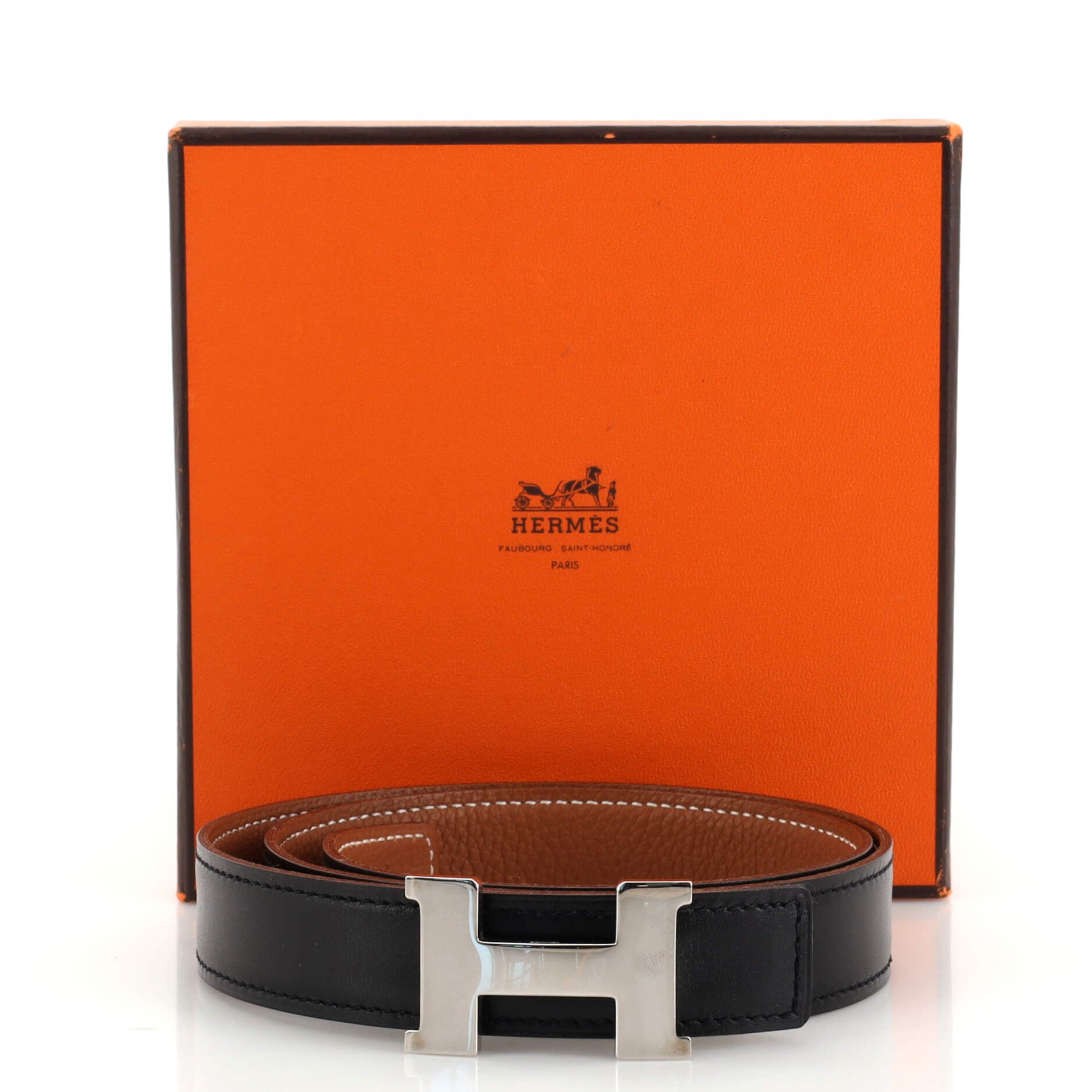 Constance Reversible Belt Leather Thin 70