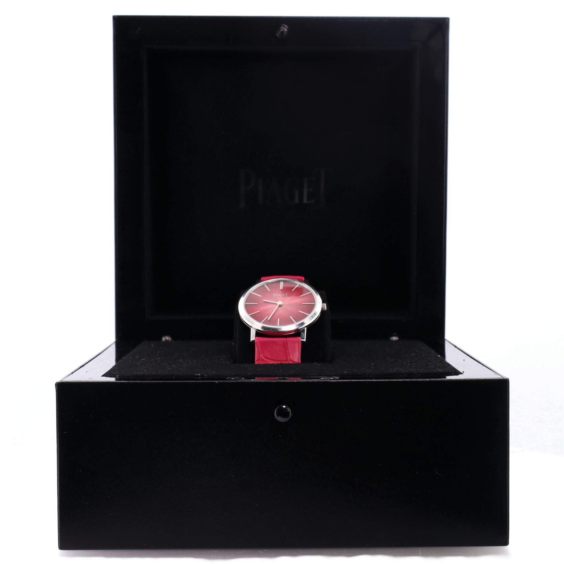 Altiplano 60th Anniversary Automatic Watch White Gold and Alligator 34