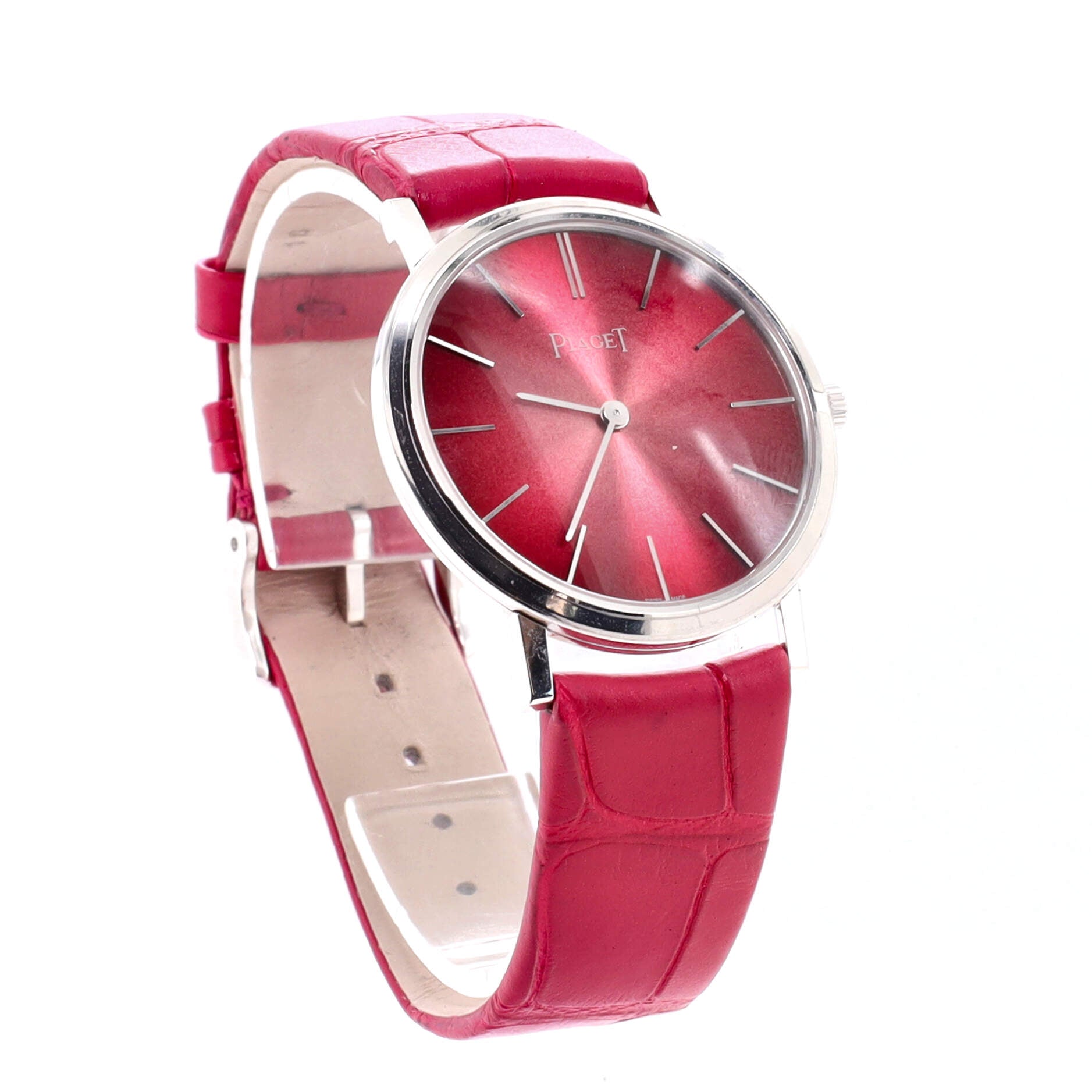 Altiplano 60th Anniversary Automatic Watch White Gold and Alligator 34