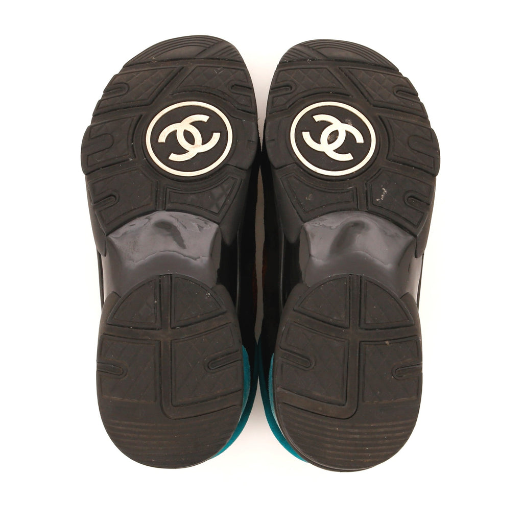 Women's CC Low-Top Sneakers Suede and Fabric