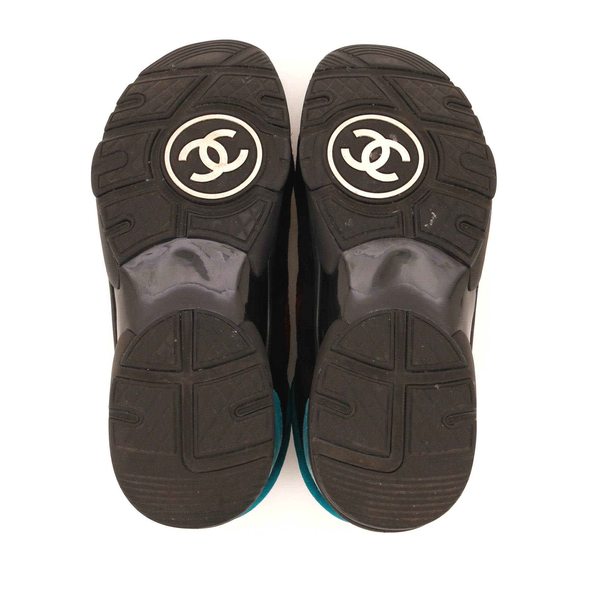 Women's CC Low-Top Sneakers Suede and Fabric