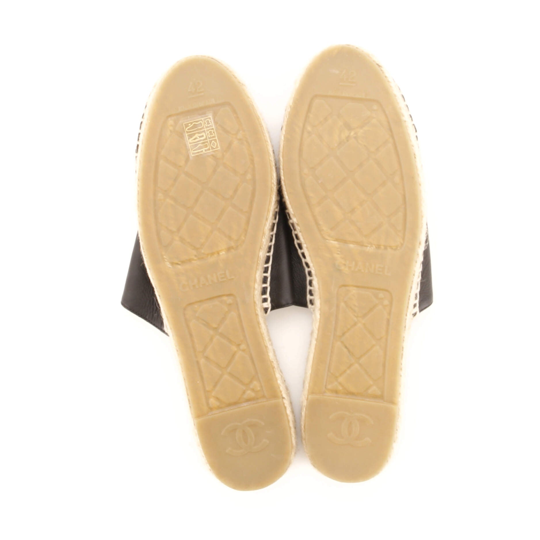Women's CC Mule Espadrilles Leather