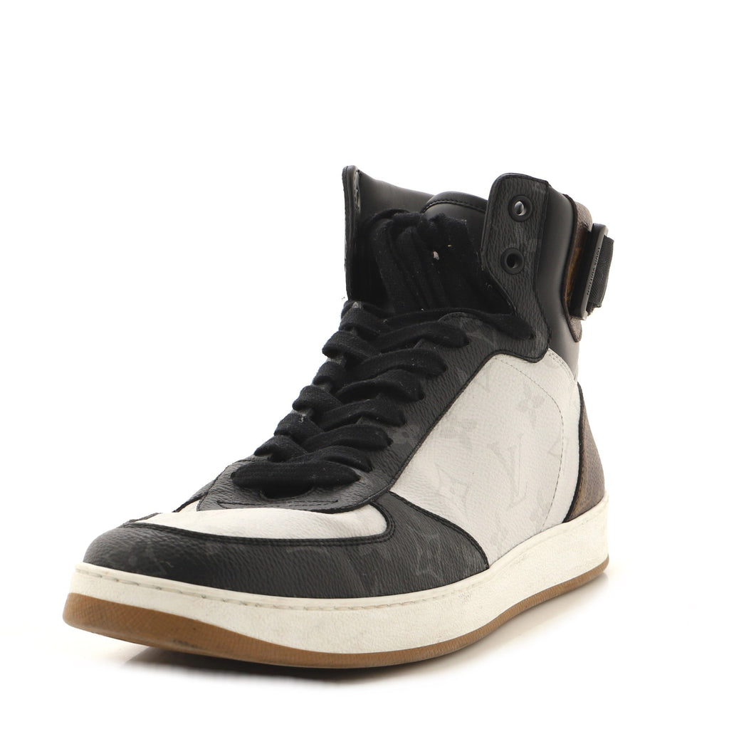 Men's Rivoli Sneaker Boots Monogram Canvas with Leather
