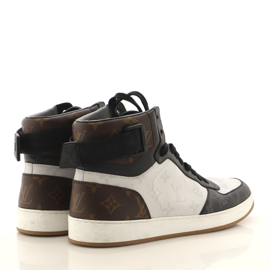 Men's Rivoli Sneaker Boots Monogram Canvas with Leather