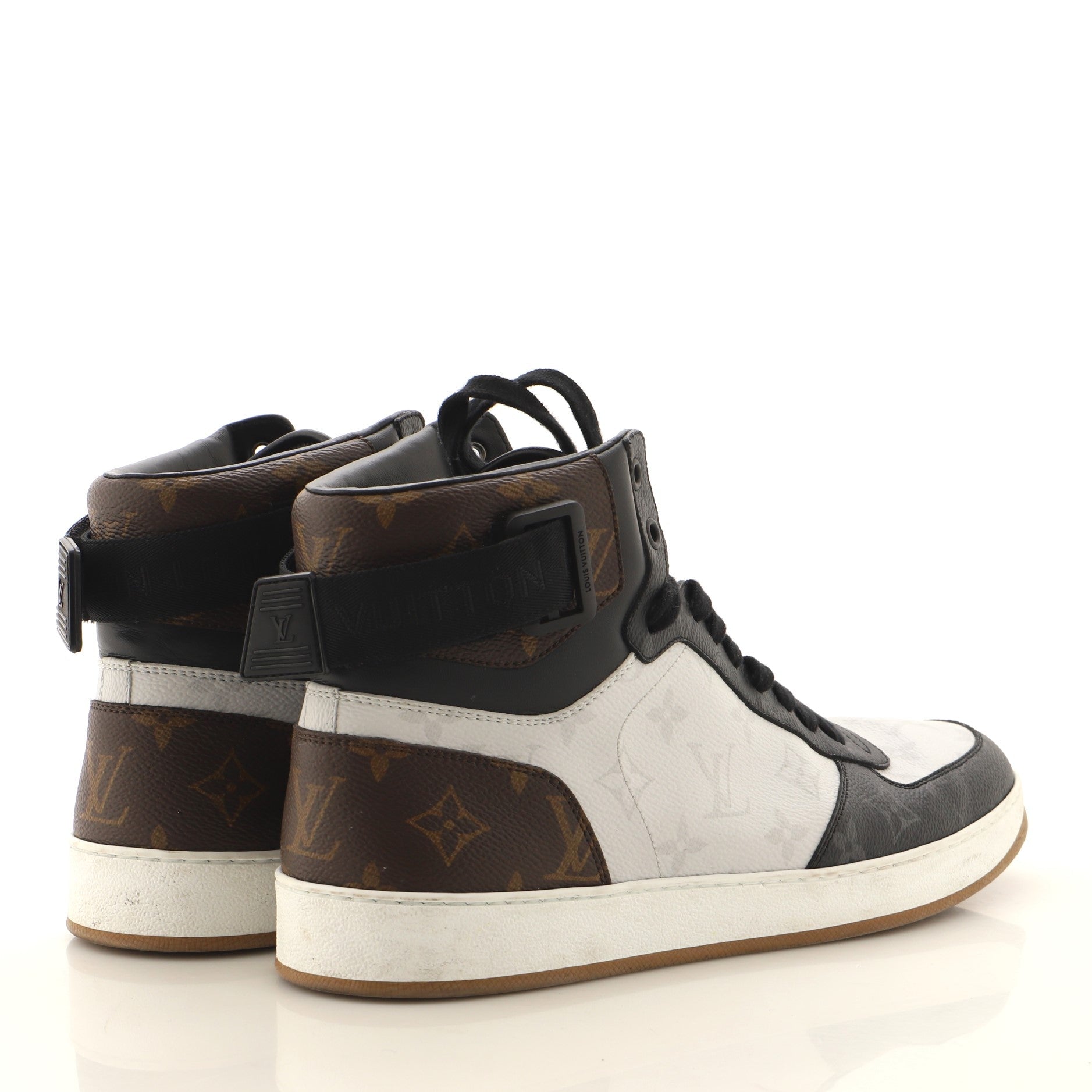 Men's Rivoli Sneaker Boots Monogram Canvas with Leather