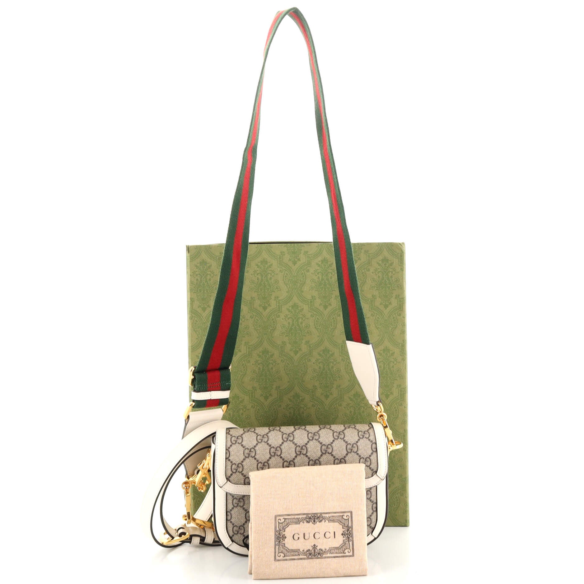 Horsebit 1955 Shoulder Bag GG Coated Canvas Mini