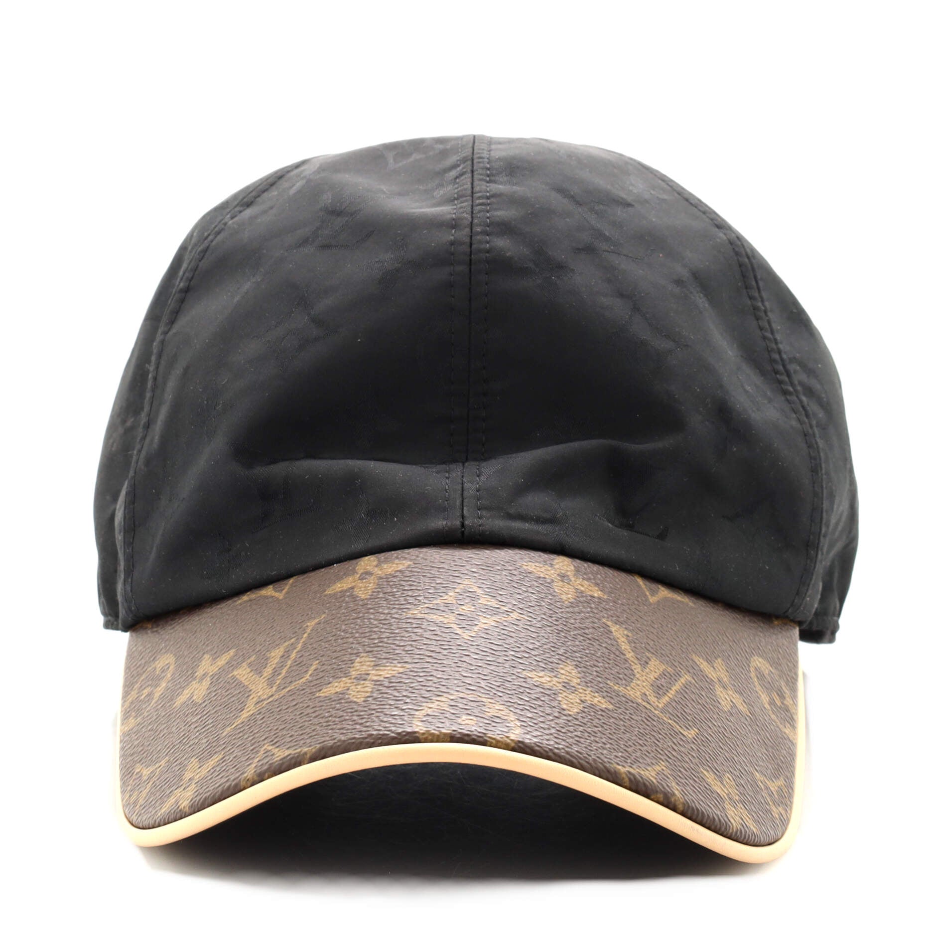 Cap Ou Pas Baseball Cap Monogram Silk and Polyester with Monogram Canvas Large
