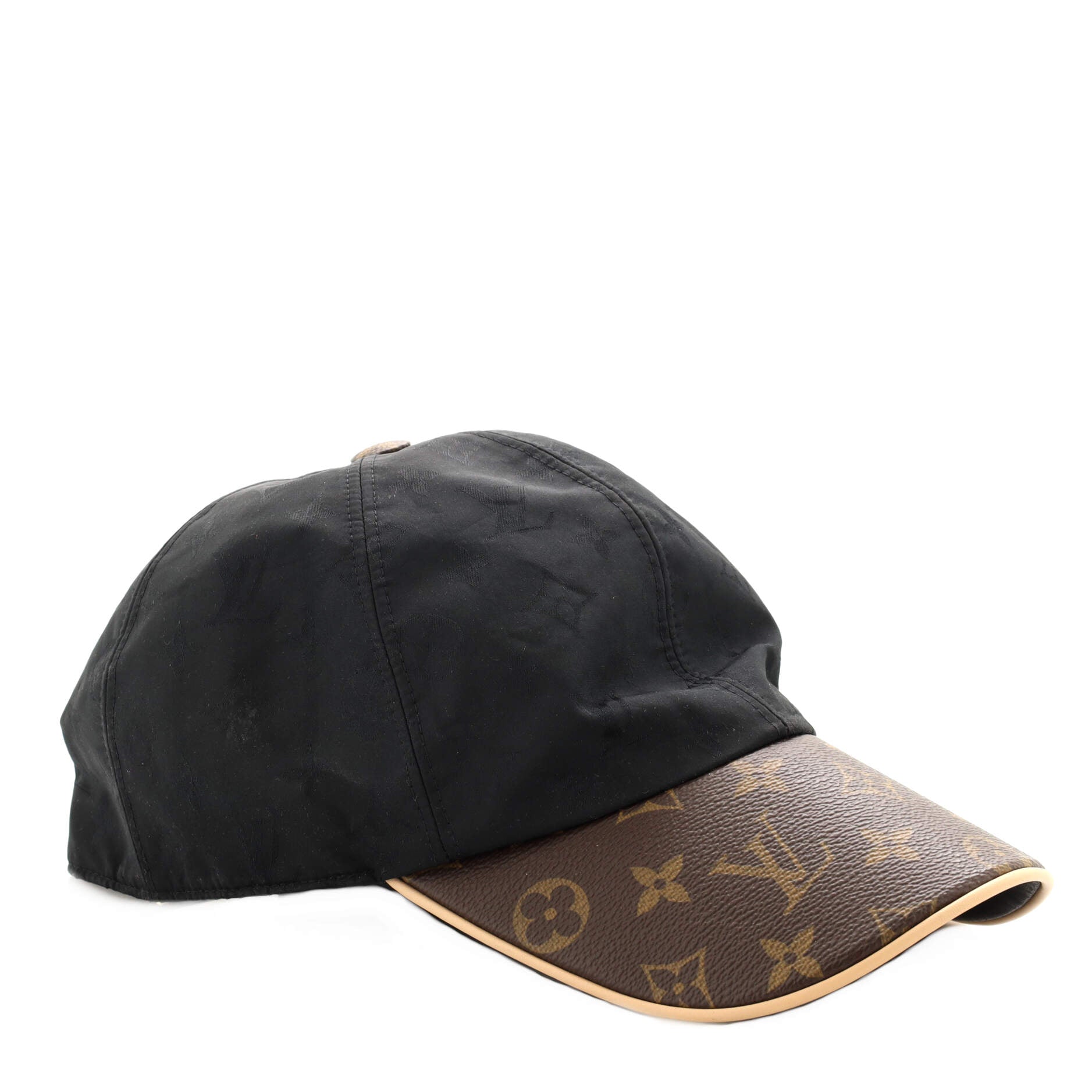 Cap Ou Pas Baseball Cap Monogram Silk and Polyester with Monogram Canvas Large